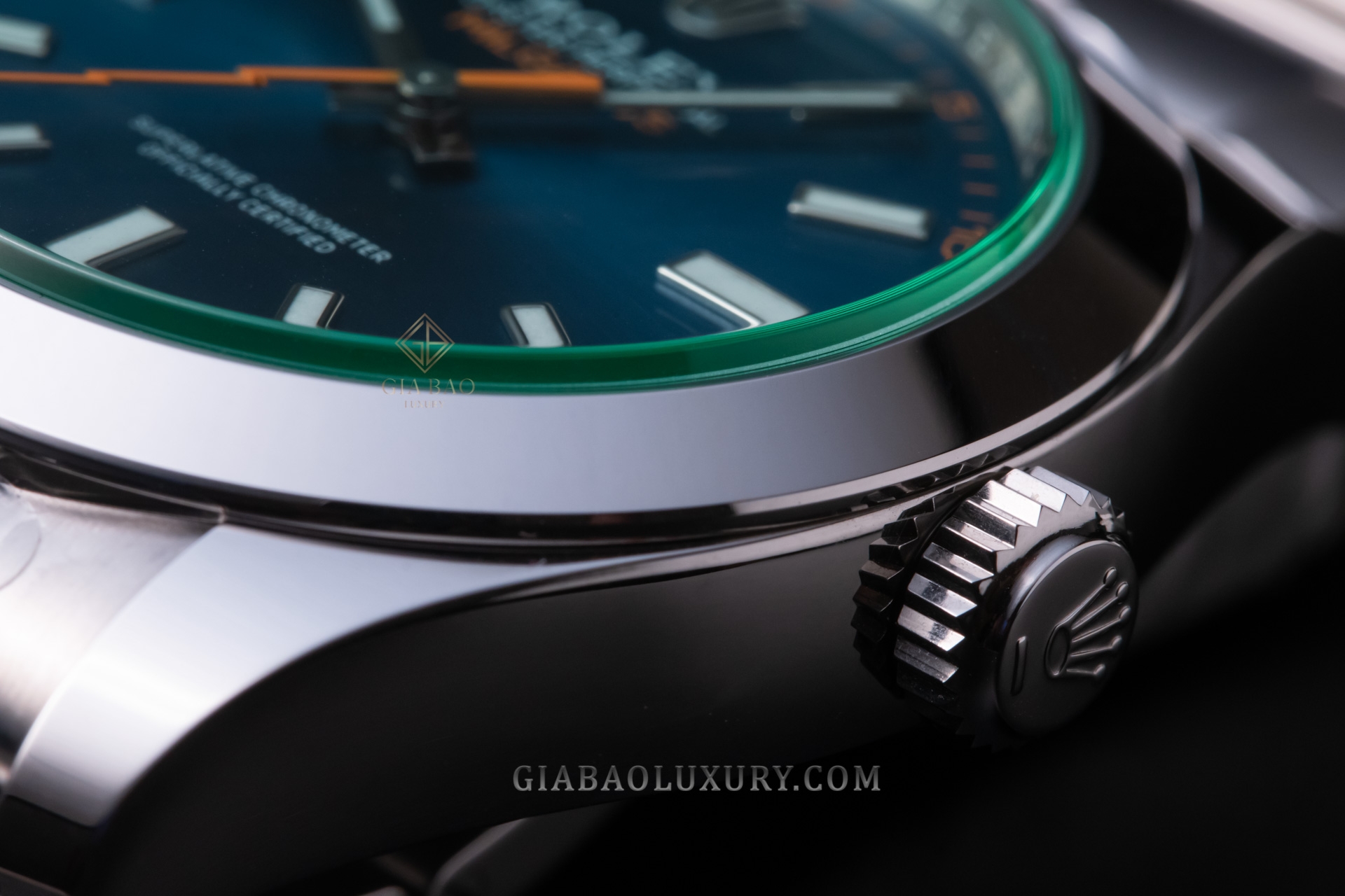 Đồng Hồ Rolex Milgauss 116400GV Mặt Số Xanh