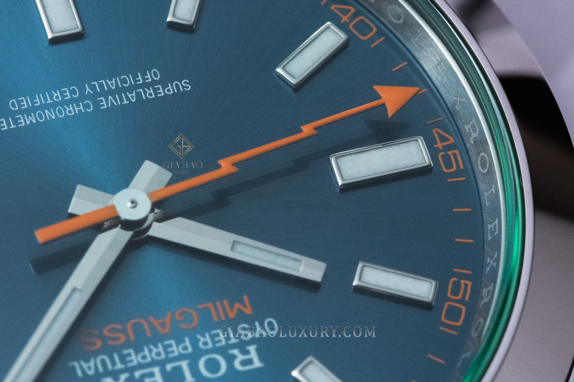 Đồng Hồ Rolex Milgauss 116400GV Mặt Số Xanh
