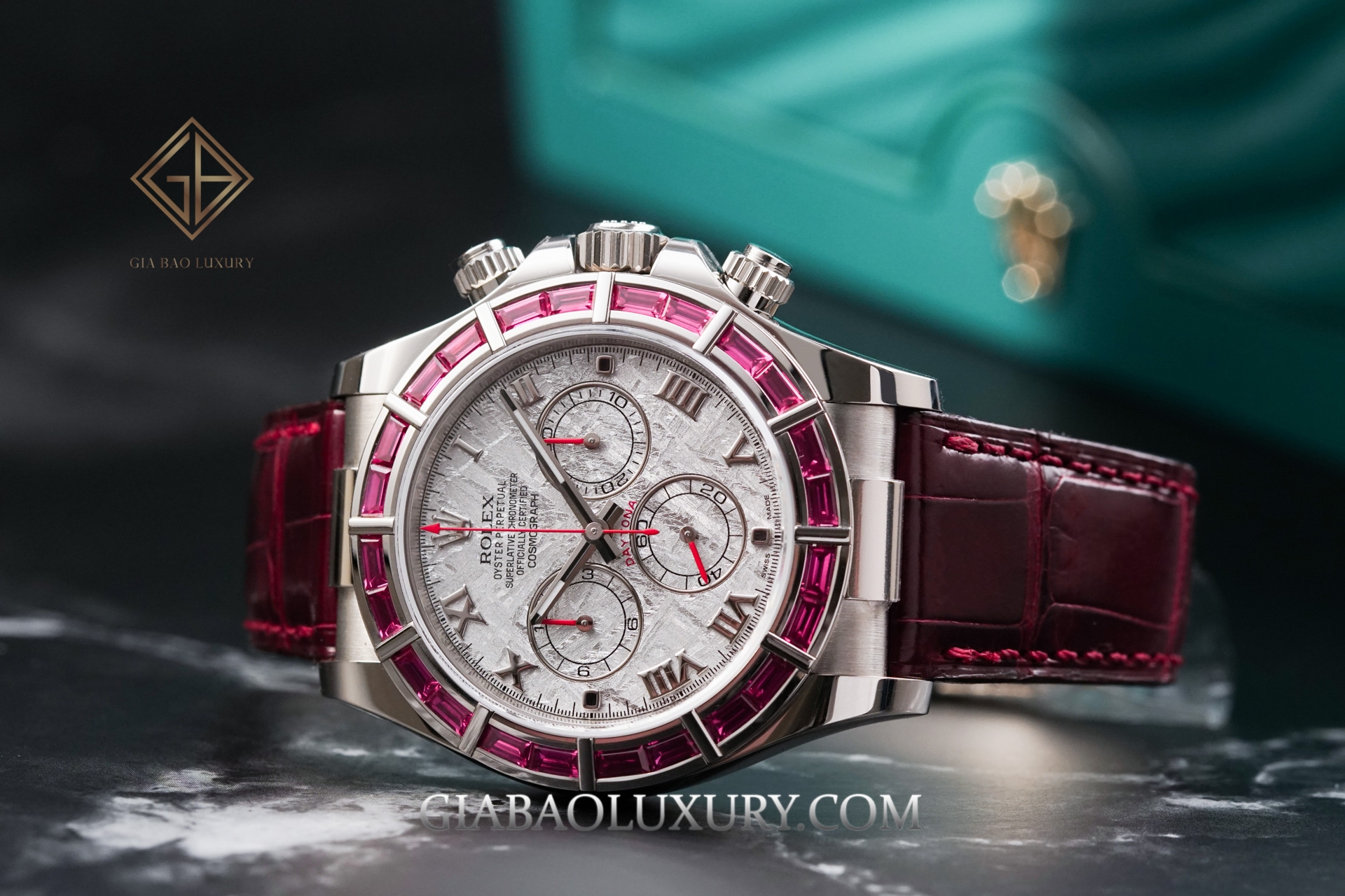 Review Đồng Hồ Rolex Cosmograph Daytona 116589-SALV Mặt số Thiên Thạch Vành Bezel Ruby Đỏ Siêu Hiếm