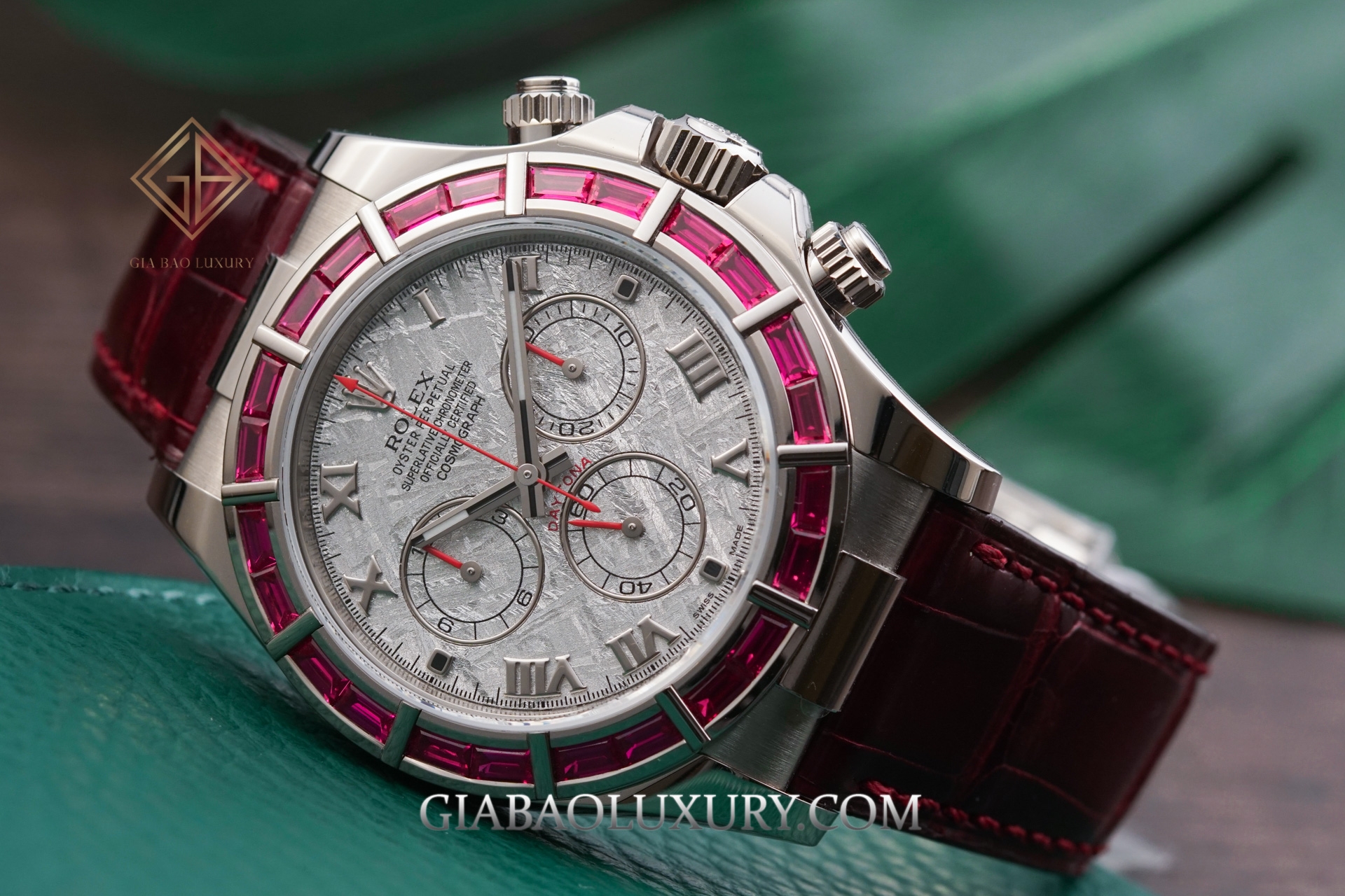 Review Đồng Hồ Rolex Cosmograph Daytona 116589-SALV Mặt số Thiên Thạch Vành Bezel Ruby Đỏ Siêu Hiếm