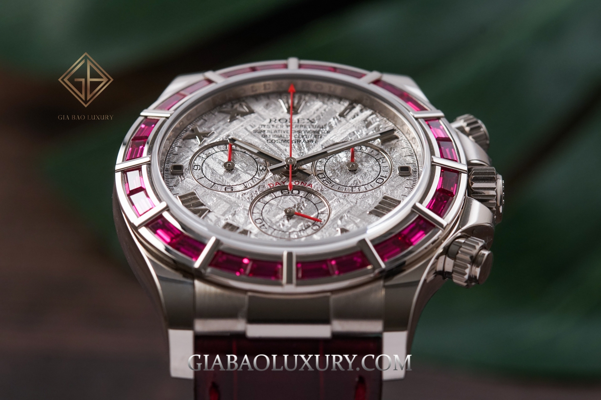 Review Đồng Hồ Rolex Cosmograph Daytona 116589-SALV Mặt số Thiên Thạch Vành Bezel Ruby Đỏ Siêu Hiếm