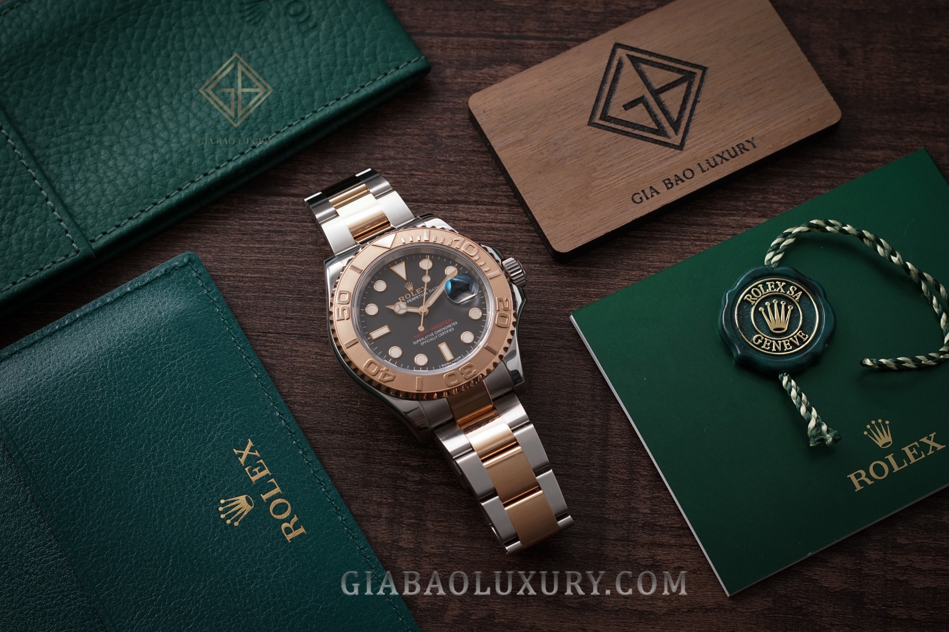 Đồng Hồ Rolex Yacht-Master 116621 Mặt Số Đen