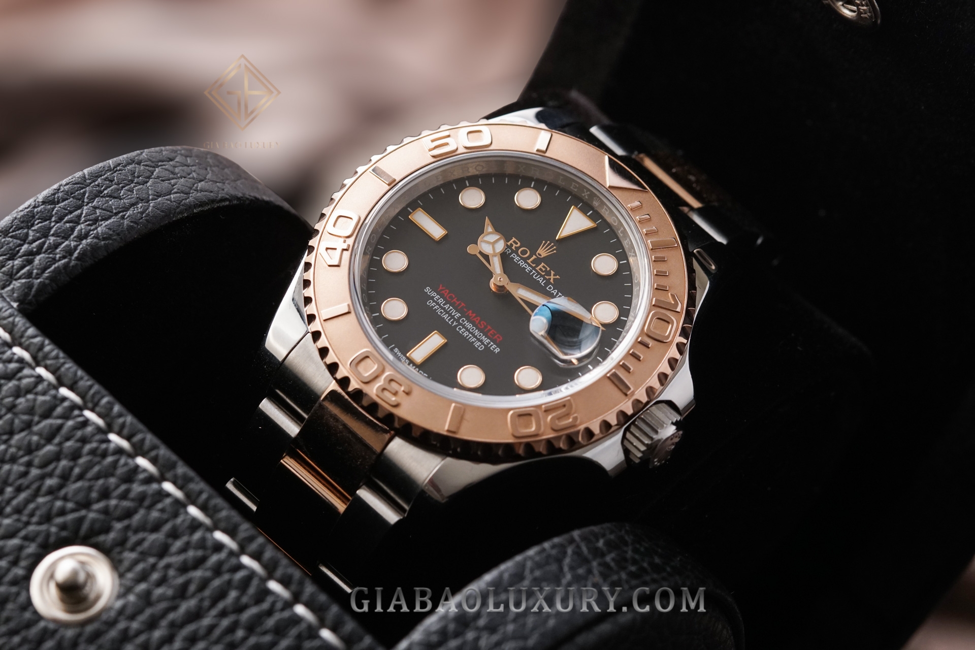 Đồng Hồ Rolex Yacht-Master 116621 Mặt Số Đen