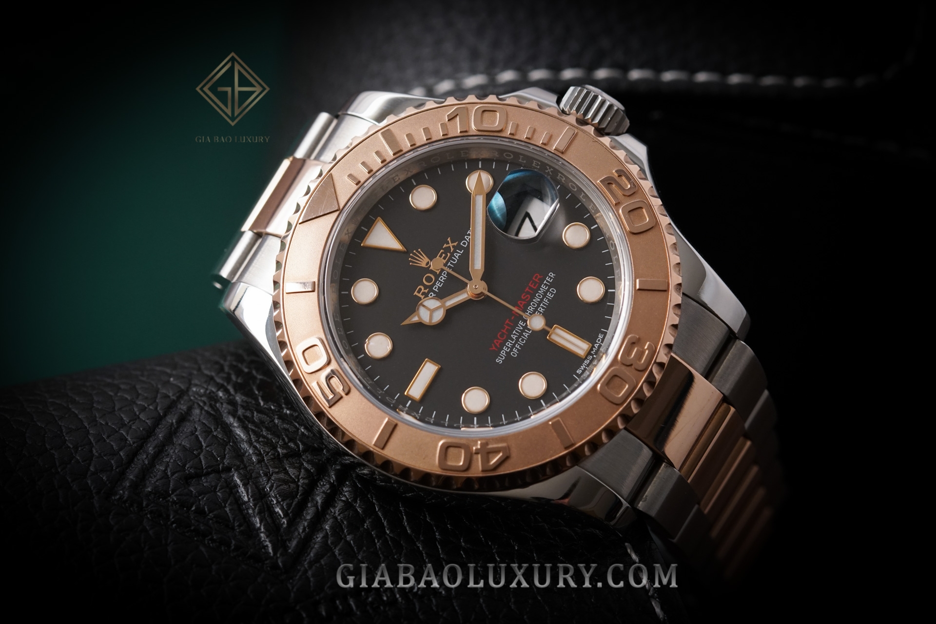 Đồng Hồ Rolex Yacht-Master 116621 Mặt Số Đen