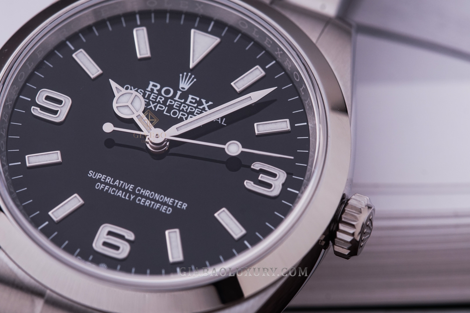 Đồng Hồ Rolex Explorer 124270 Mặt Số Đen