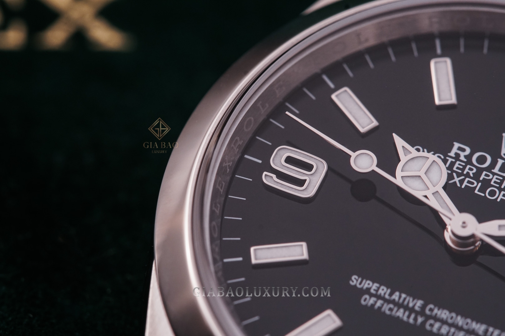 Đồng Hồ Rolex Explorer 124270 Mặt Số Đen