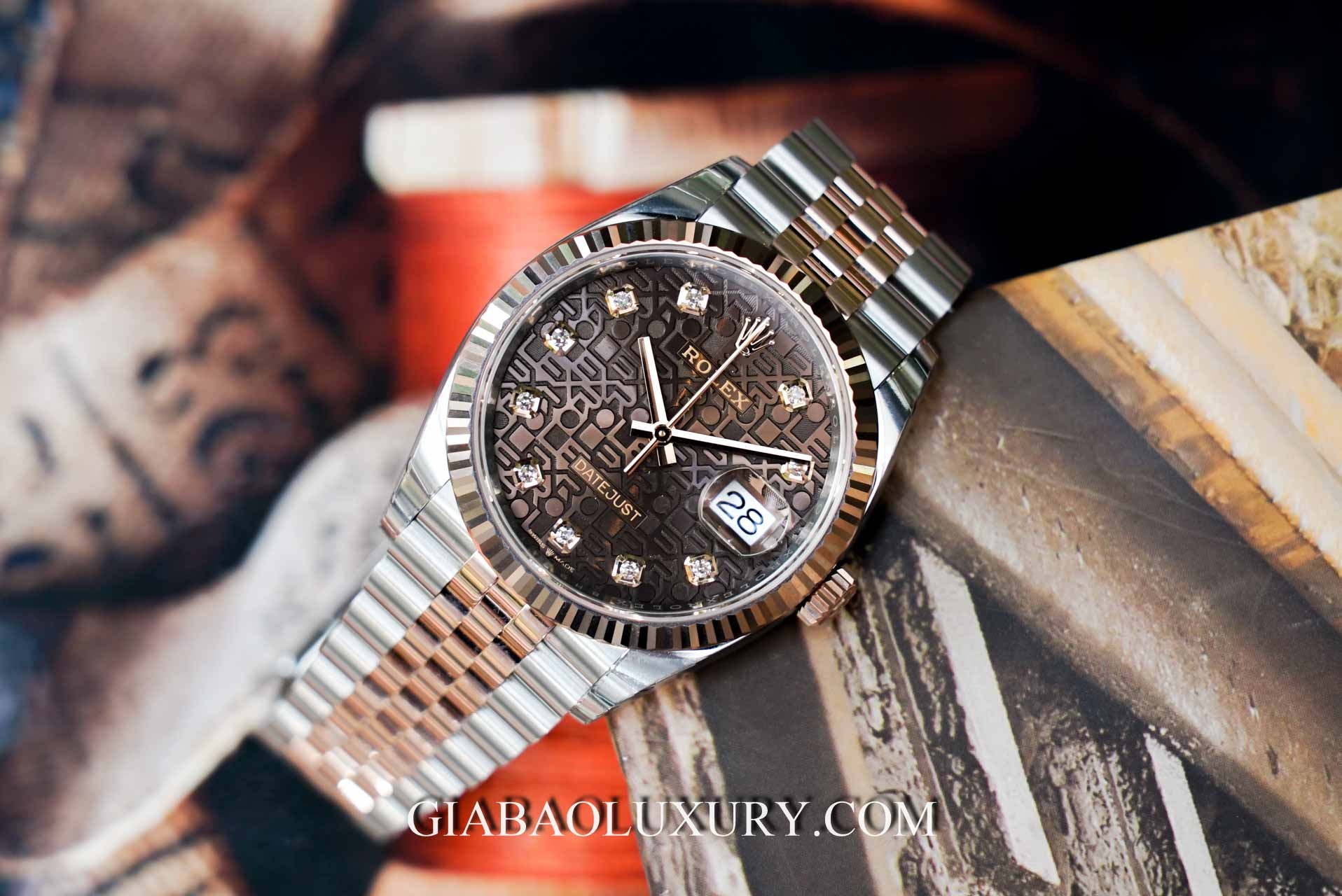 Đồng Hồ Rolex Datejust 126231 Mặt số vi tính chocolate