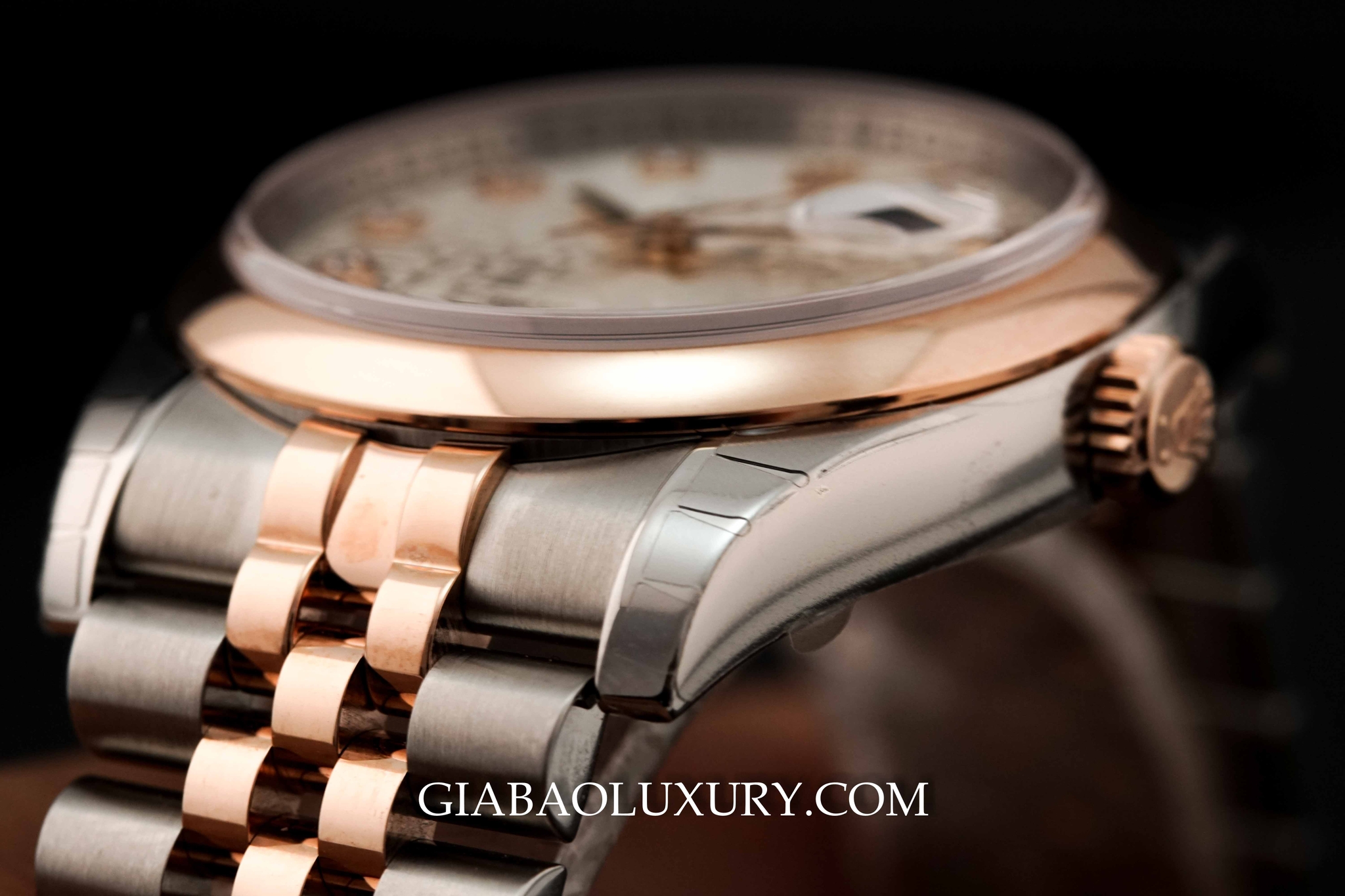 Đồng Hồ Rolex Datejust 116201 Mặt Vi Tính Trắng