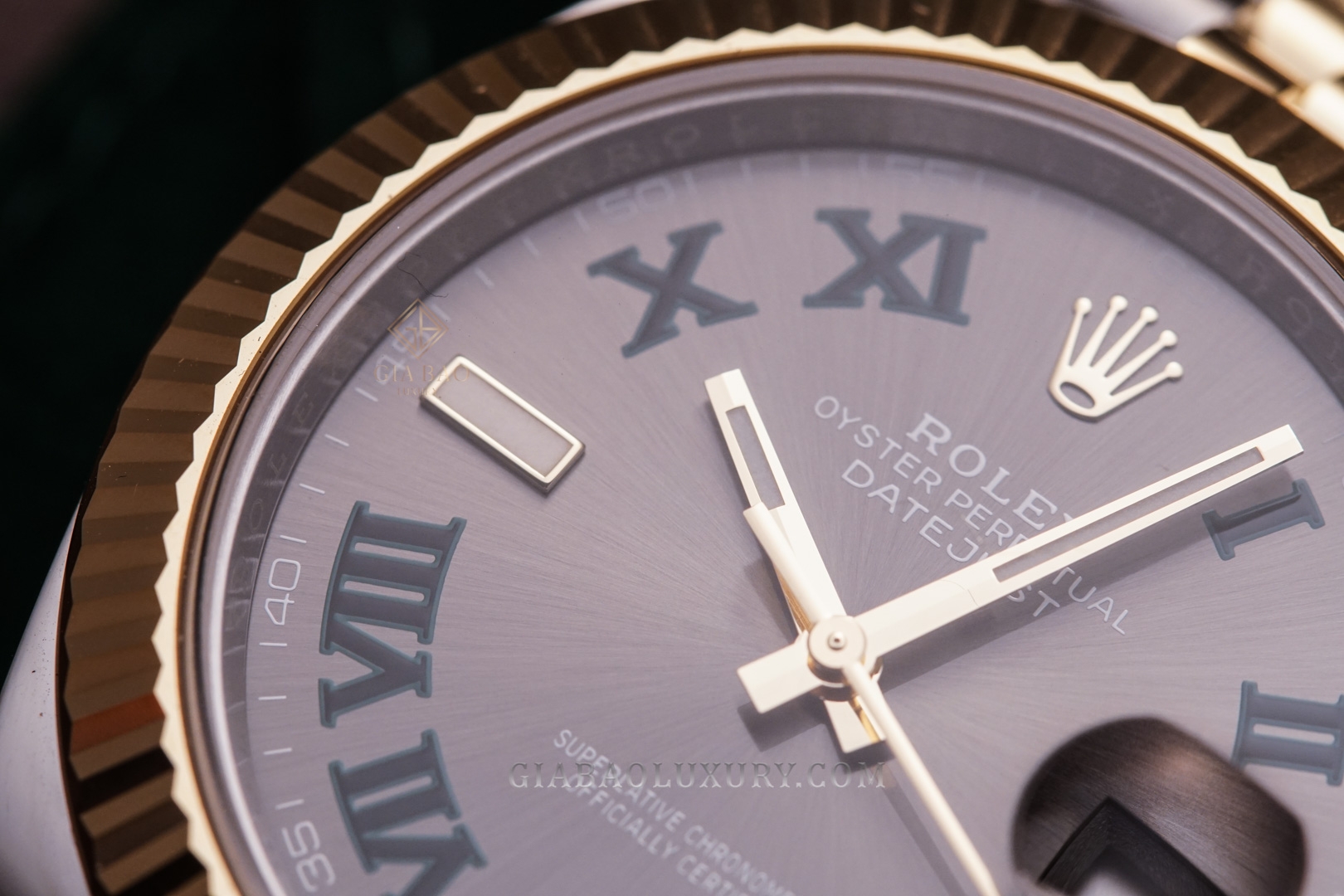 Đồng Hồ Rolex Datejust 41 126333 Mặt Số Xám Cọc Số La Mã