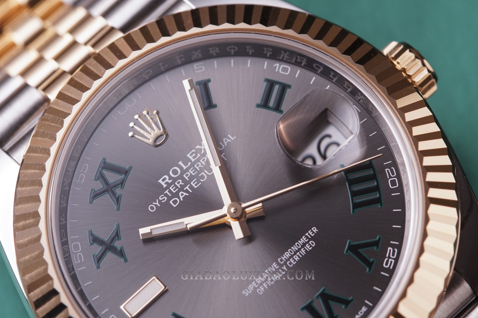 Đồng Hồ Rolex Datejust 41 126333 Mặt Số Xám Cọc Số La Mã