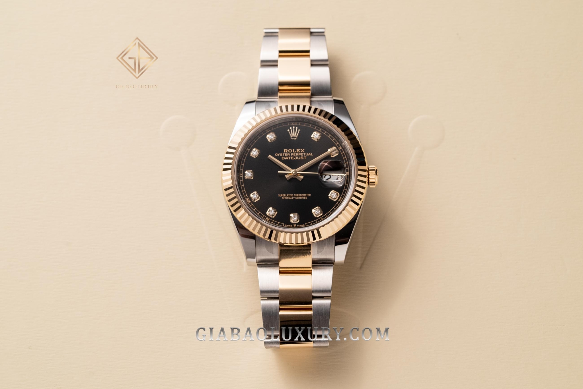 Đồng Hồ Rolex Datejust 41 126333 Mặt Số Đen Dây Đeo Oyster