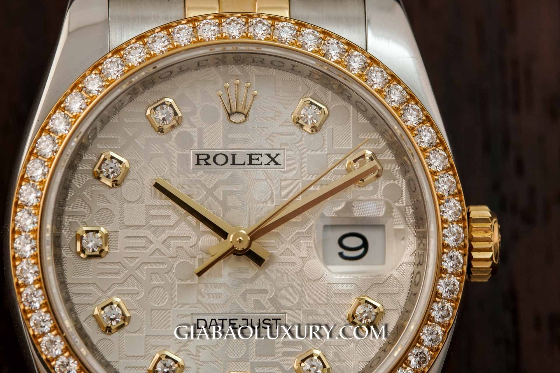 Đồng Hồ Rolex Datejust 116243 Mặt Số Vi Tính Trắng