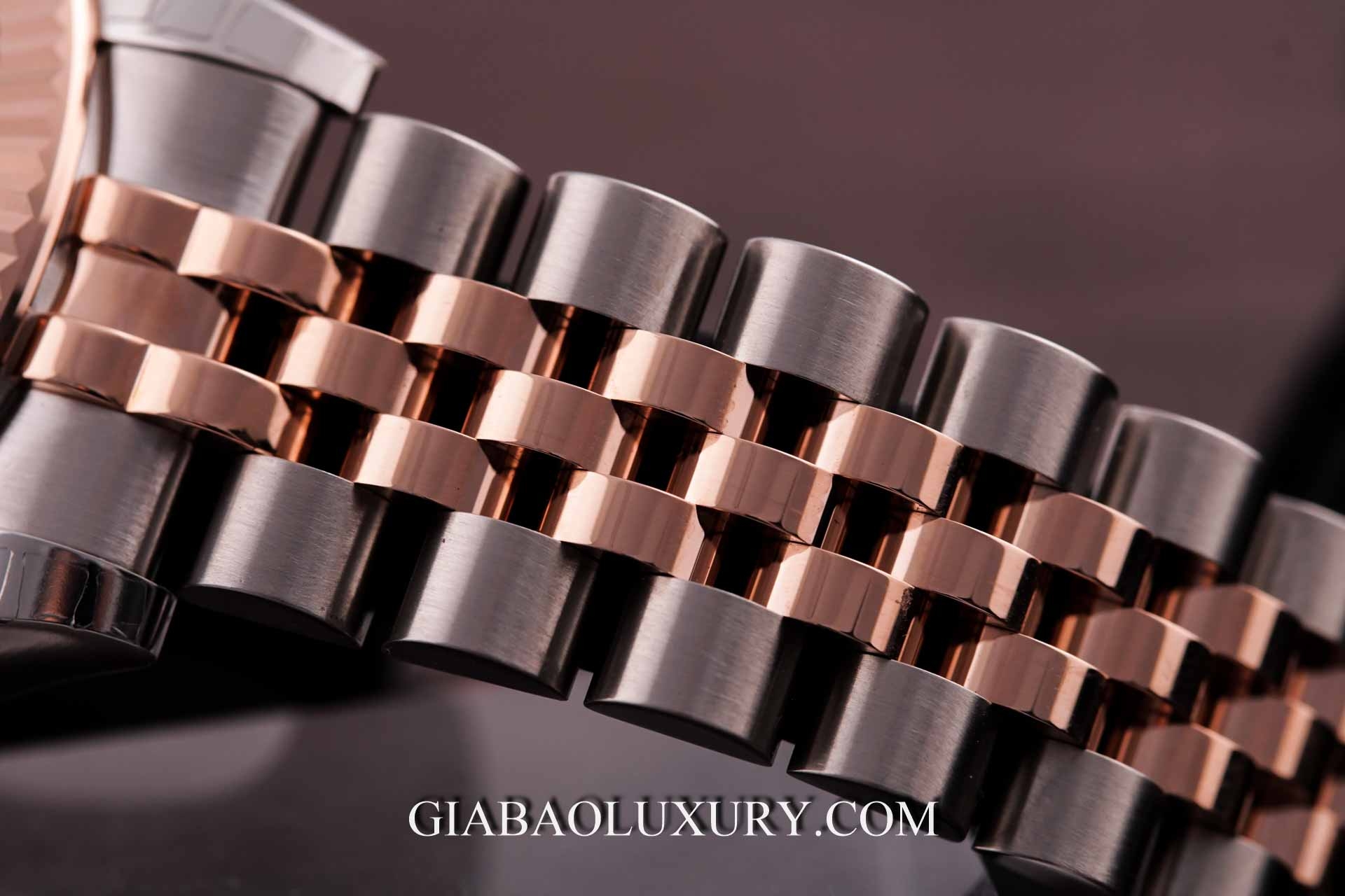 Đồng hồ Rolex Lady-Datejust 178271 Mặt Số Vỏ Trai Trắng Nạm Kim Cương