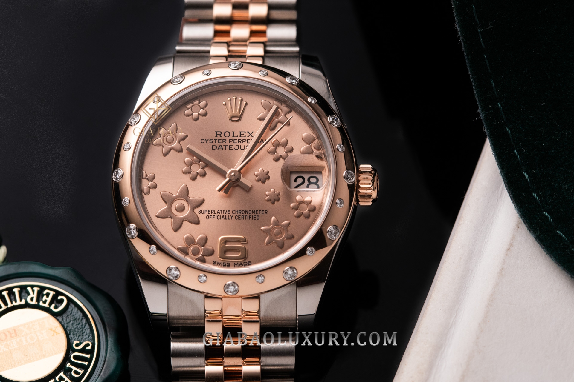 Đồng Hồ Rolex  Lady Datejust 31 178341 Mặt Số Hồng