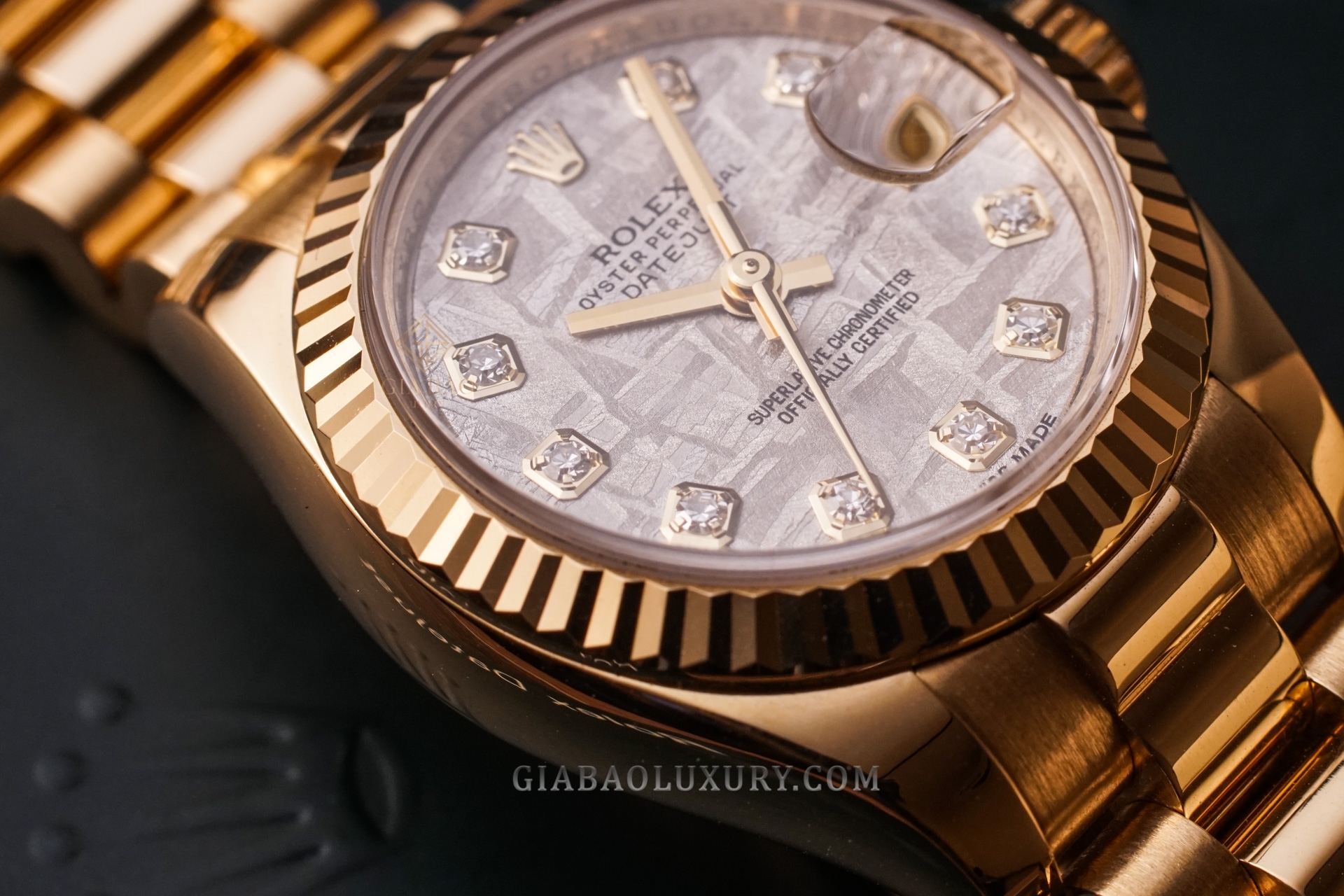 Đồng Hồ Rolex Lady Datejust 179178 Mặt Số Thiên Thạch
