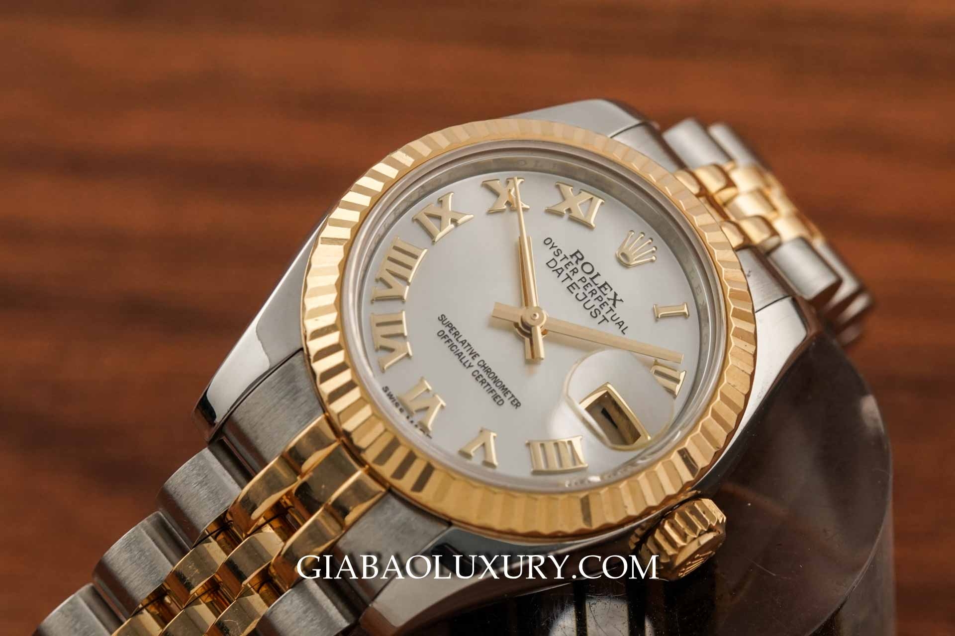 Đồng hồ Rolex Lady-Datejust 179173 Mặt số khảm trai