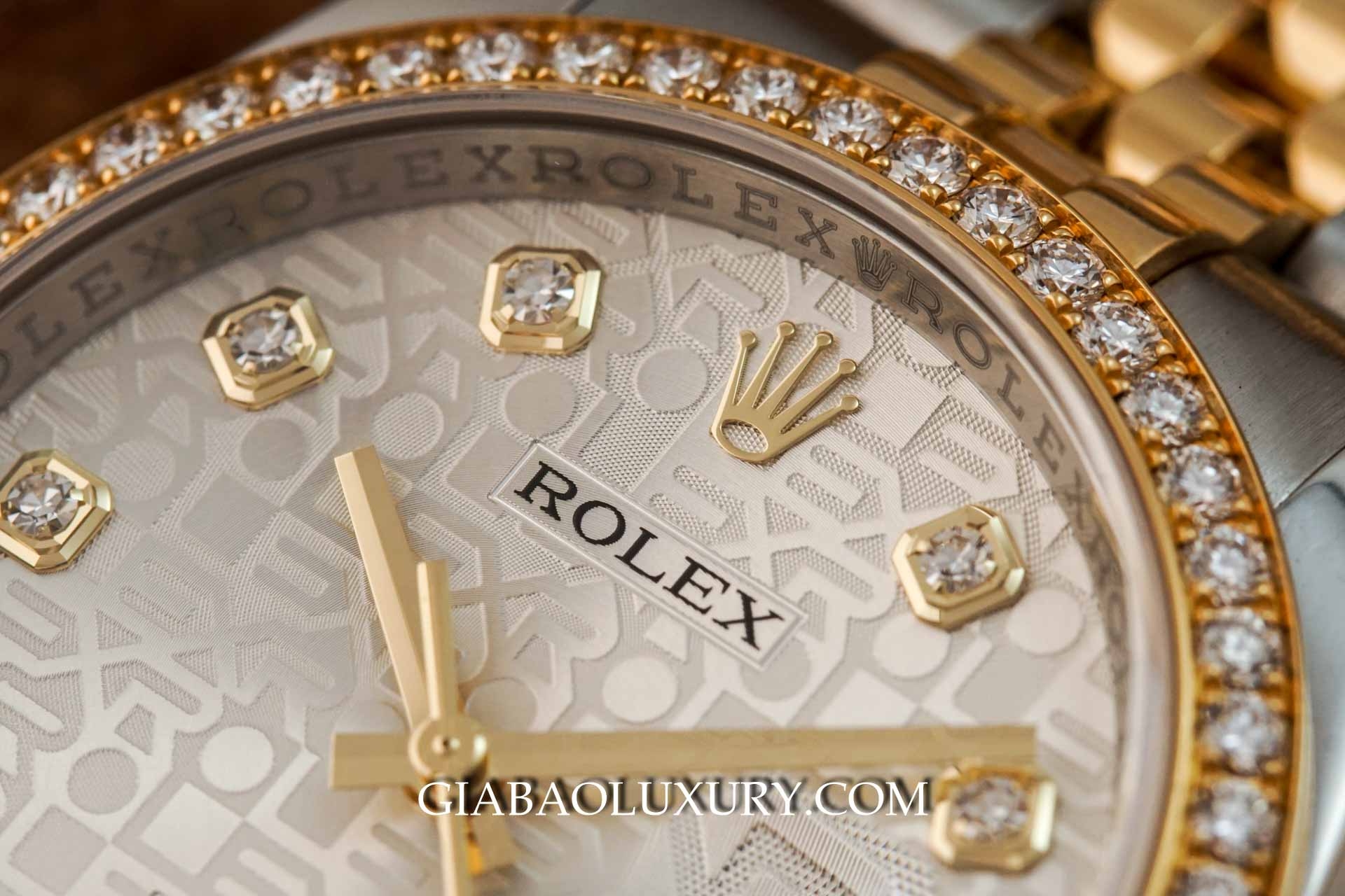 Đồng Hồ Rolex Datejust 116243 Mặt Số Vi Tính Trắng