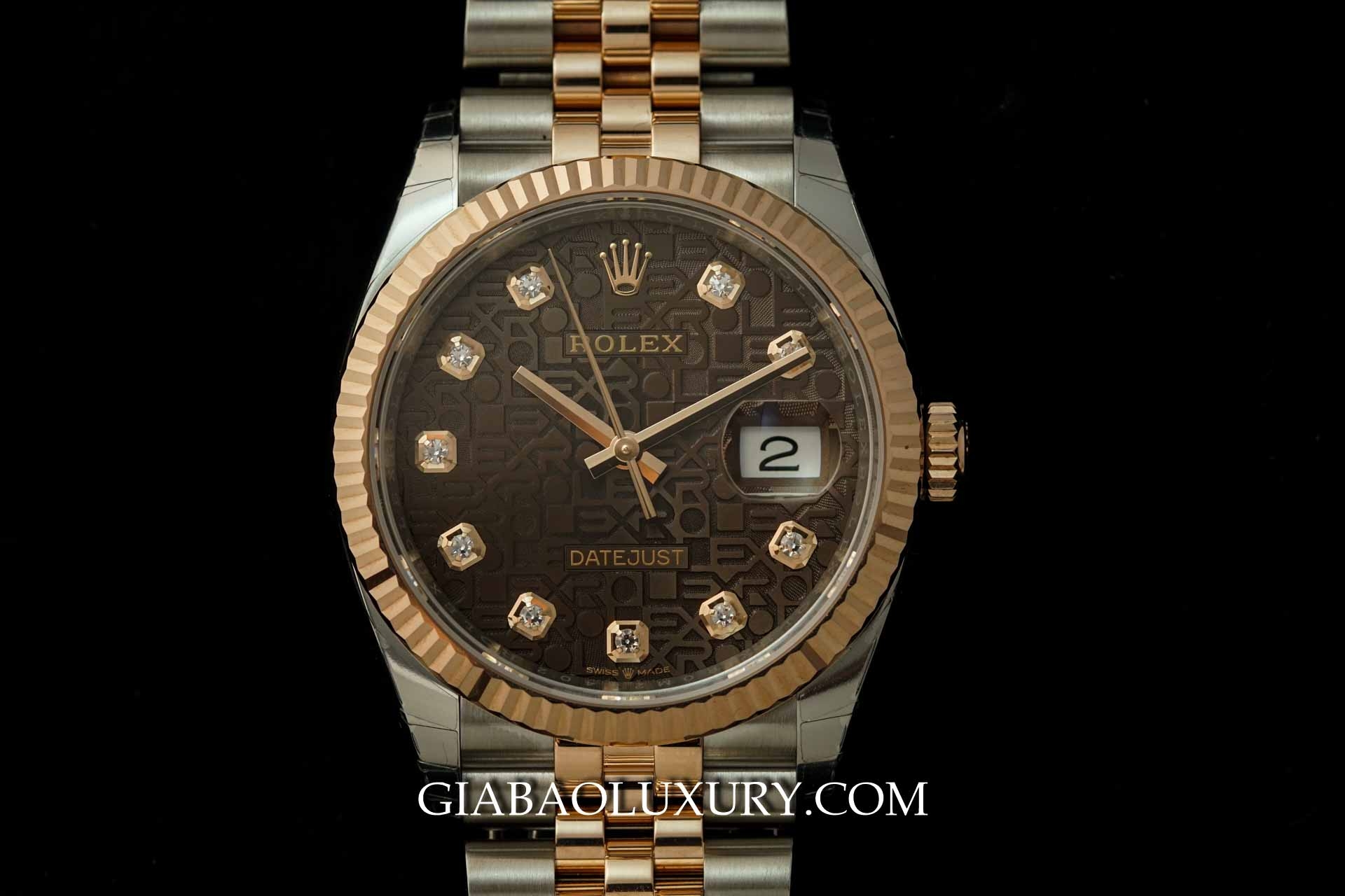 Đồng Hồ Rolex Datejust 126231 Mặt số vi tính chocolate