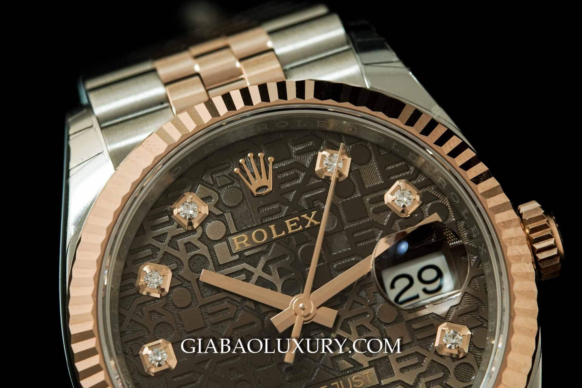 Đồng Hồ Rolex Datejust 126231 Mặt số vi tính chocolate