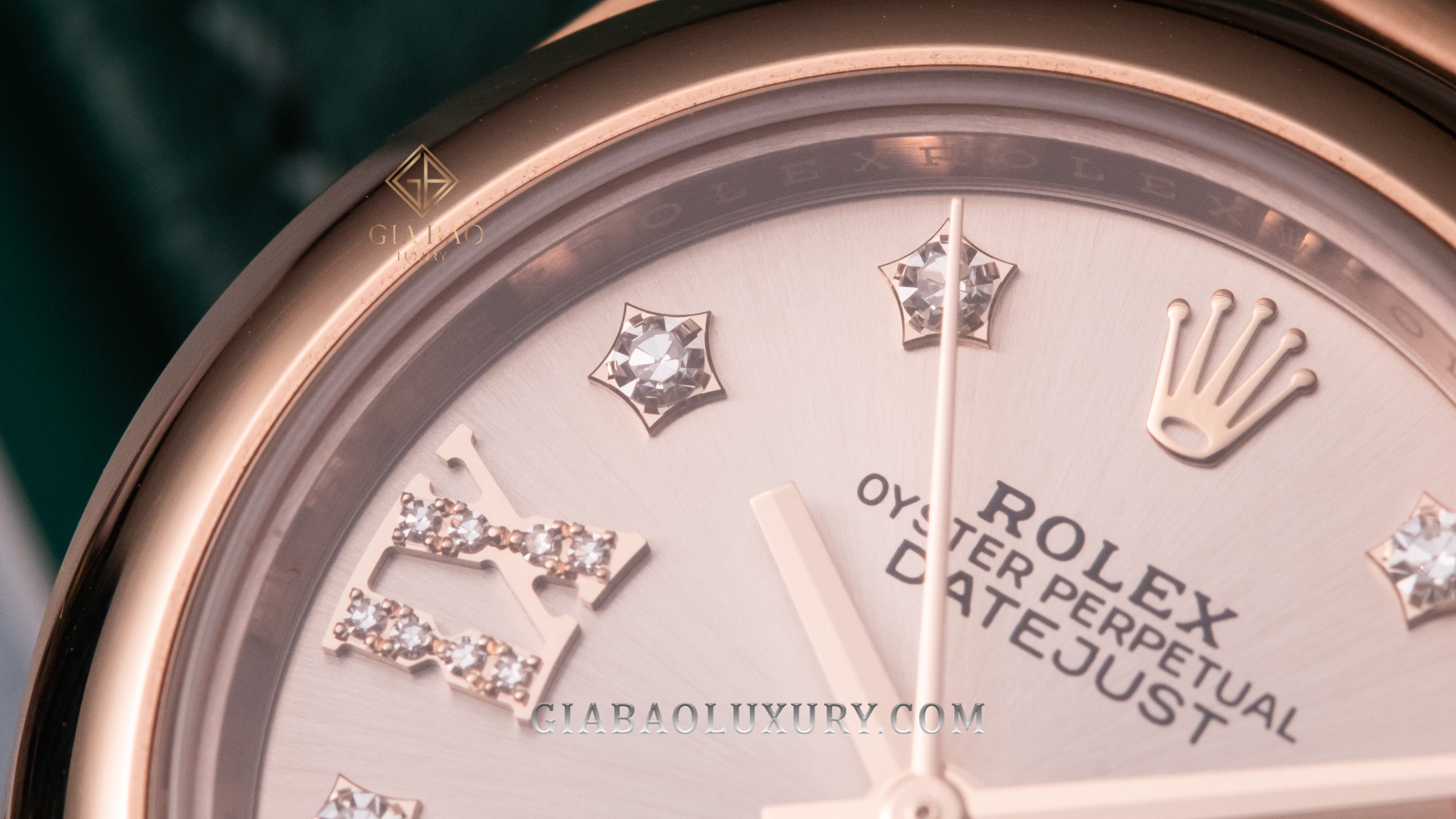 Đồng hồ Rolex Lady Datejust 279165 Mặt Số Sundust Cọc Số Sao Dây Đeo President