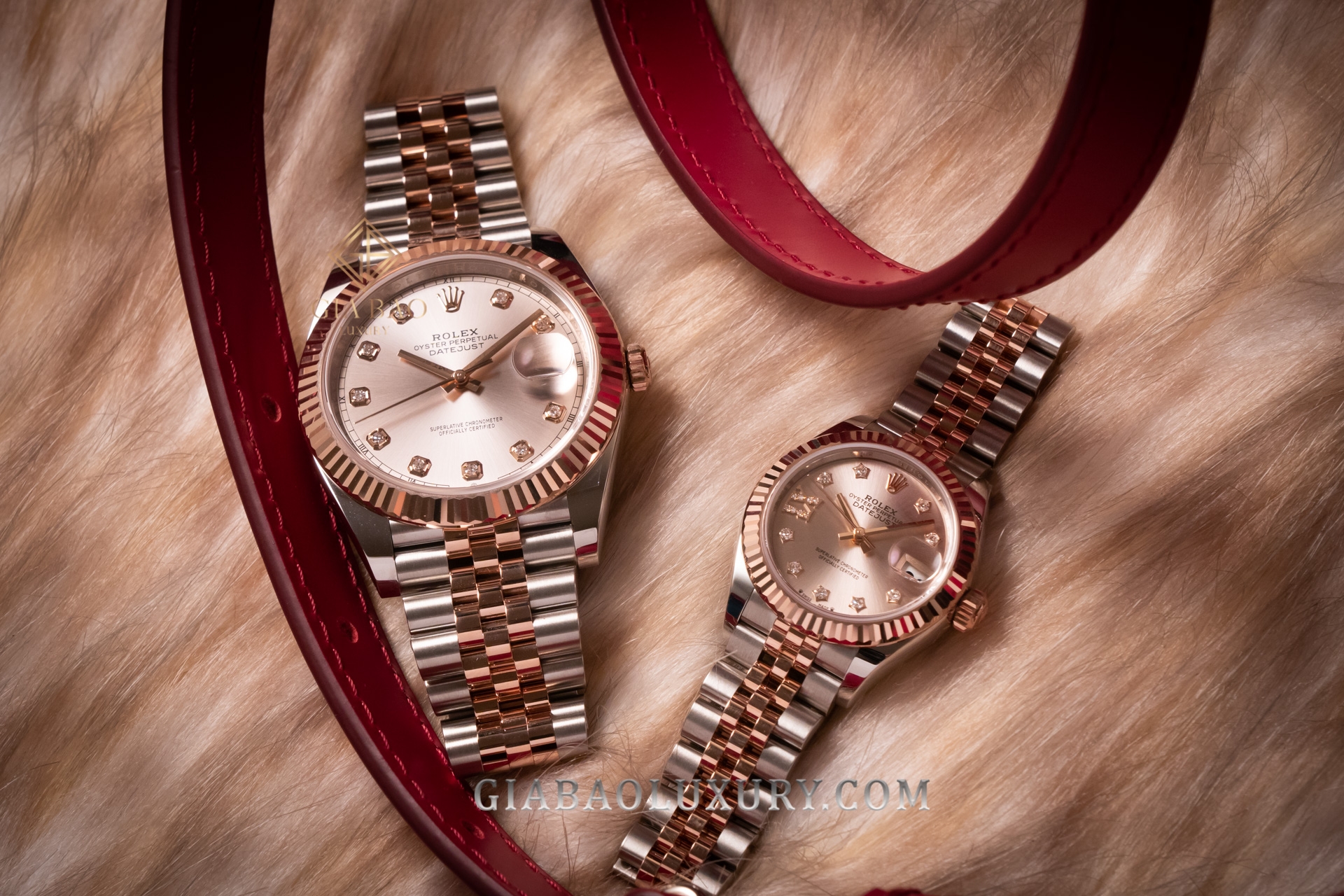 Đồng hồ Rolex Lady-Datejust 279171 Mặt Số Sundust Cọc Số Kim Cương Sao Góc 9h Cọc La Mã Đính Kim Cương