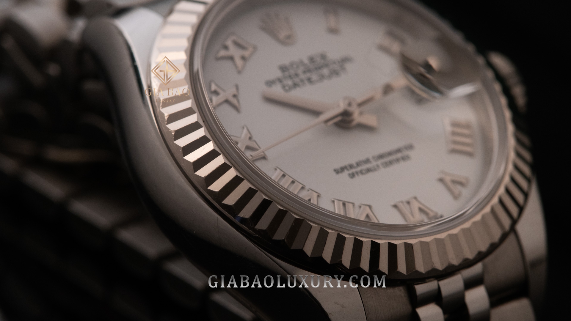 Đồng Hồ Rolex Lady Datejust 279174 Mặt Số Bạc Cọc Số La Mã