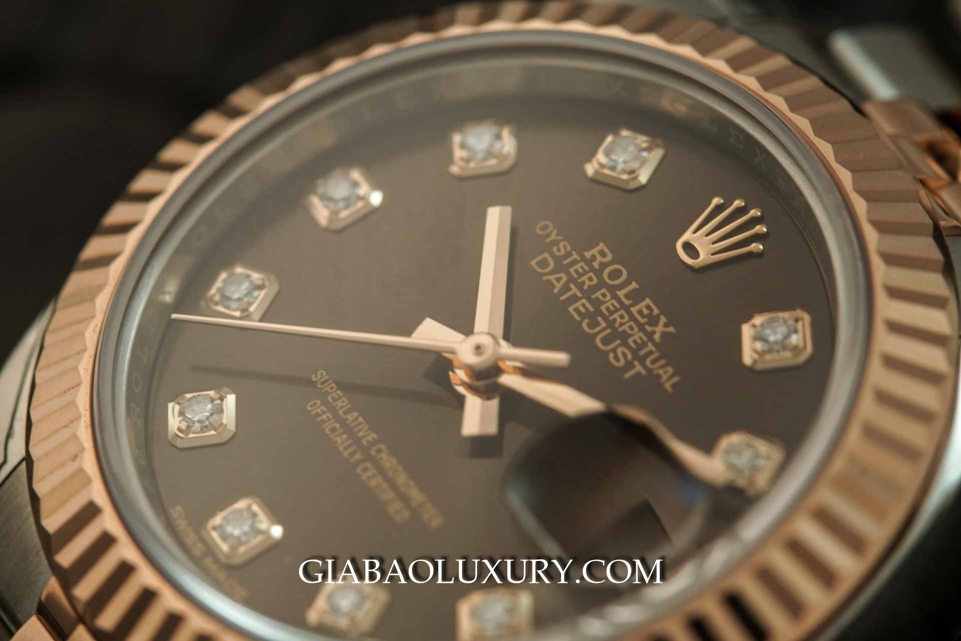 Đồng hồ Rolex Lady Datejust 279171 Mặt số Chocolate