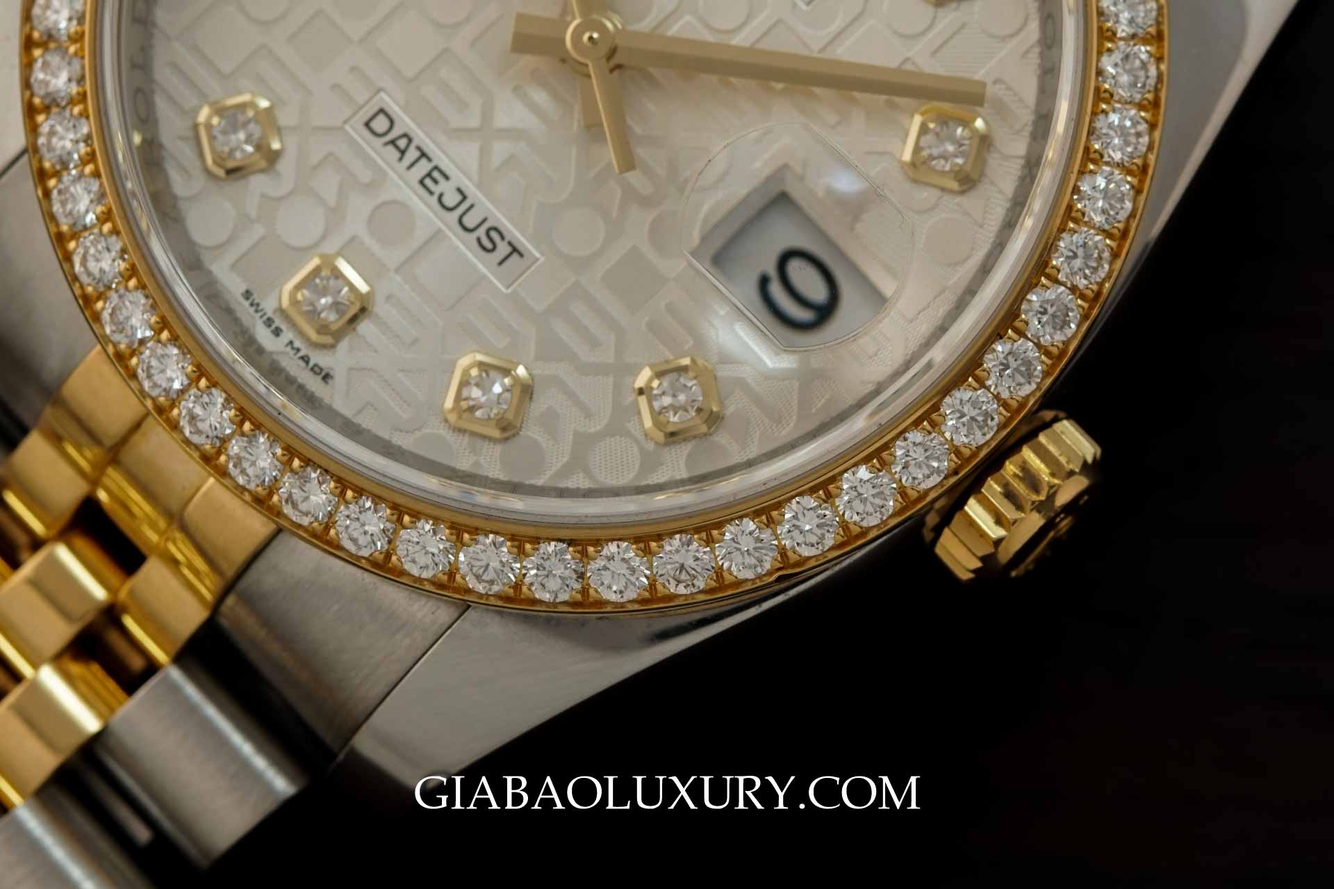 Đồng Hồ Rolex Datejust 116243 Mặt Số Vi Tính Trắng