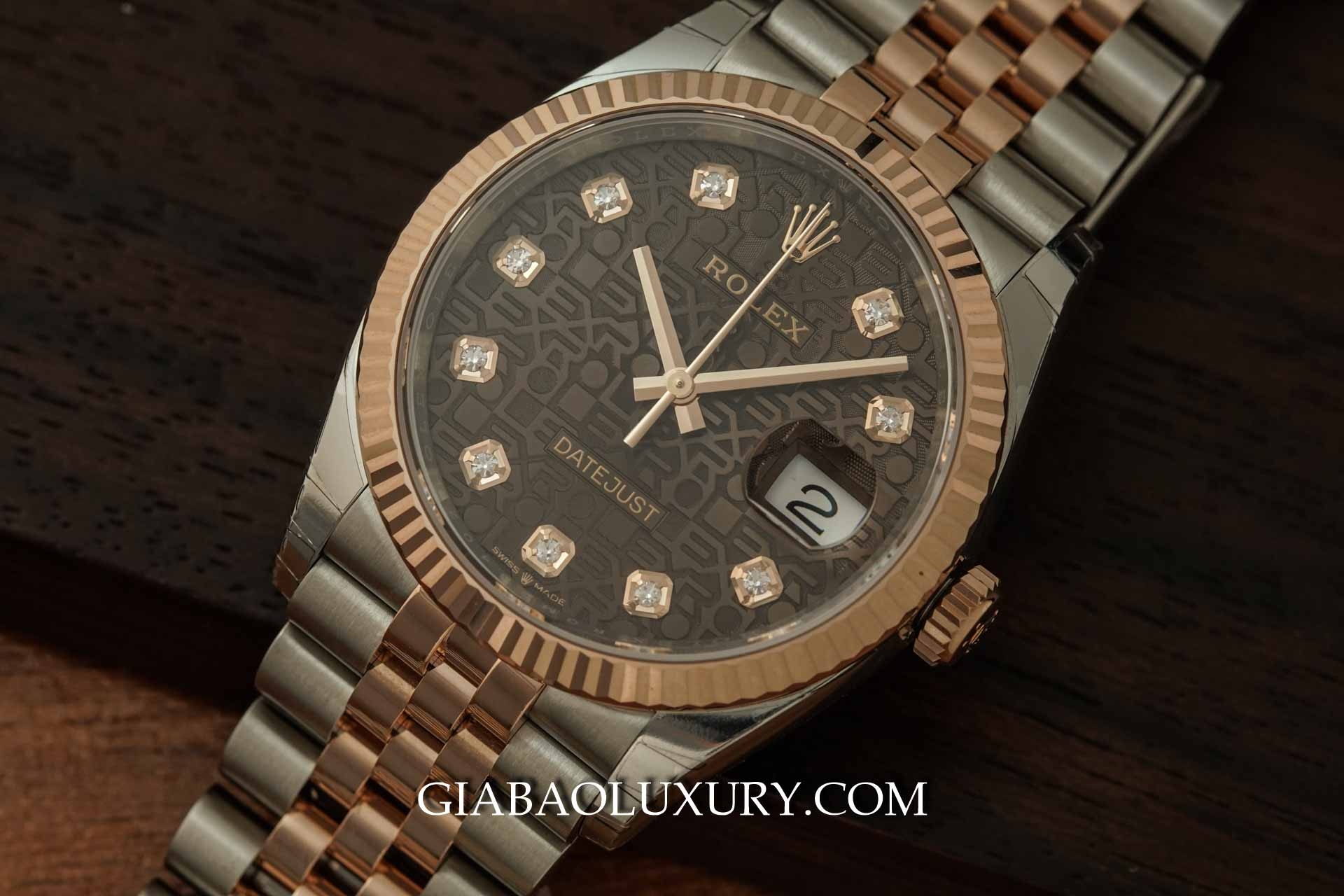 Đồng Hồ Rolex Datejust 126231 Mặt số vi tính chocolate