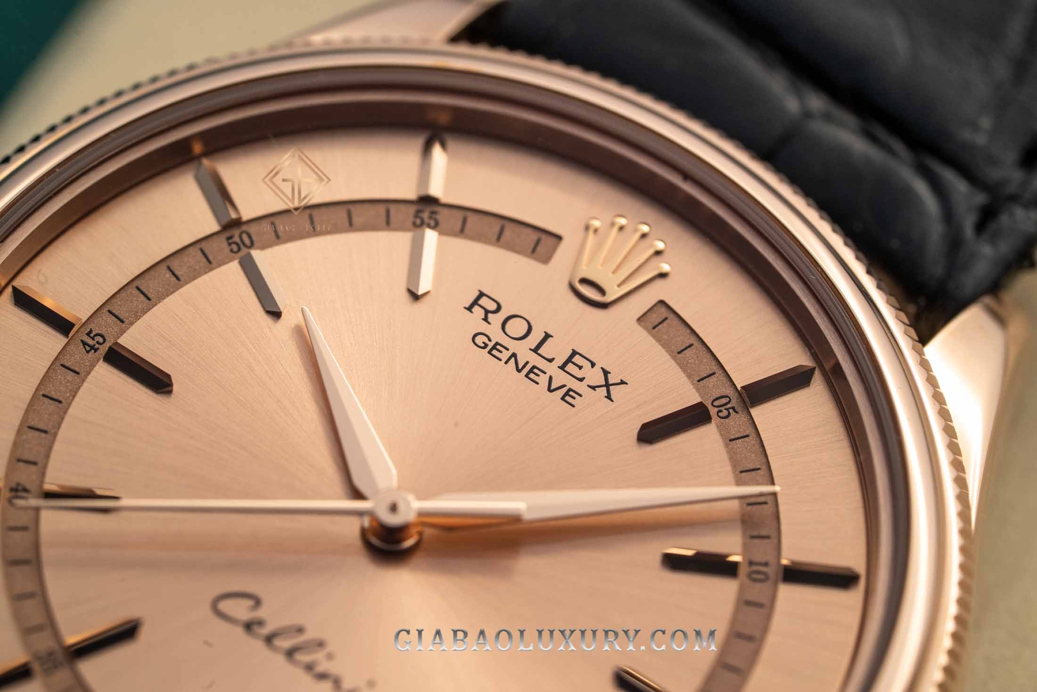 Đồng Hồ Rolex Cellini Time 50505 Mặt Số Hồng