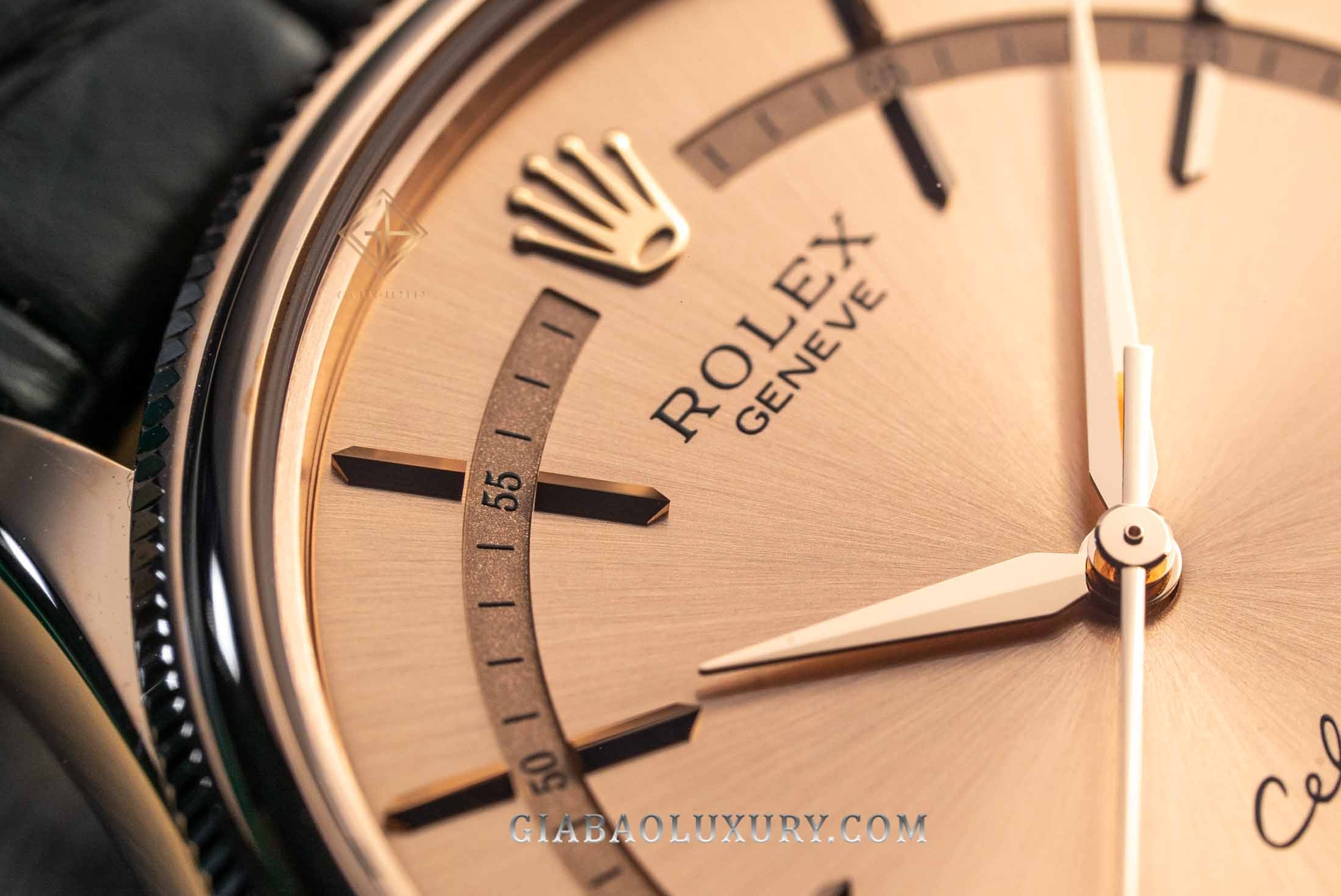 Đồng Hồ Rolex Cellini Time 50505 Mặt Số Hồng