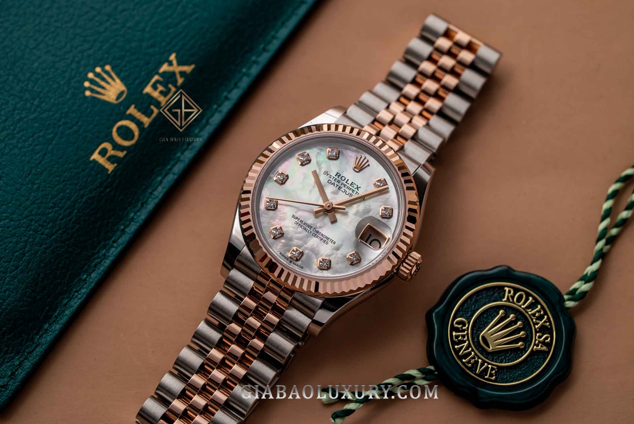 Đồng Hồ Rolex Datejust 31 278271 Mặt Số Vỏ Trai Trắng