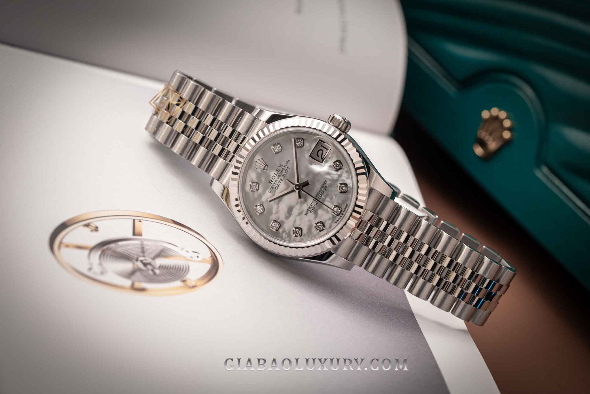 Đồng Hồ Rolex Datejust 278274 Mặt Số Vỏ Trai