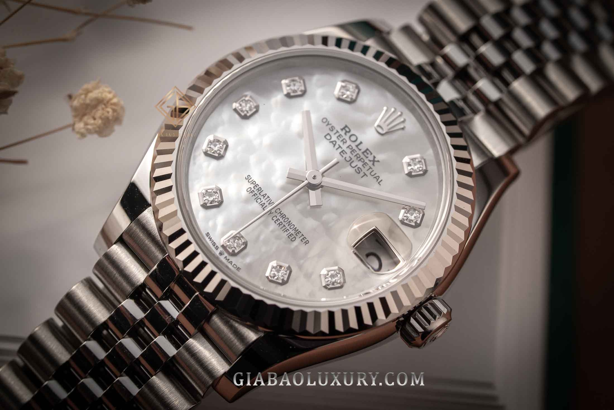 Đồng Hồ Rolex Datejust 278274 Mặt Số Vỏ Trai