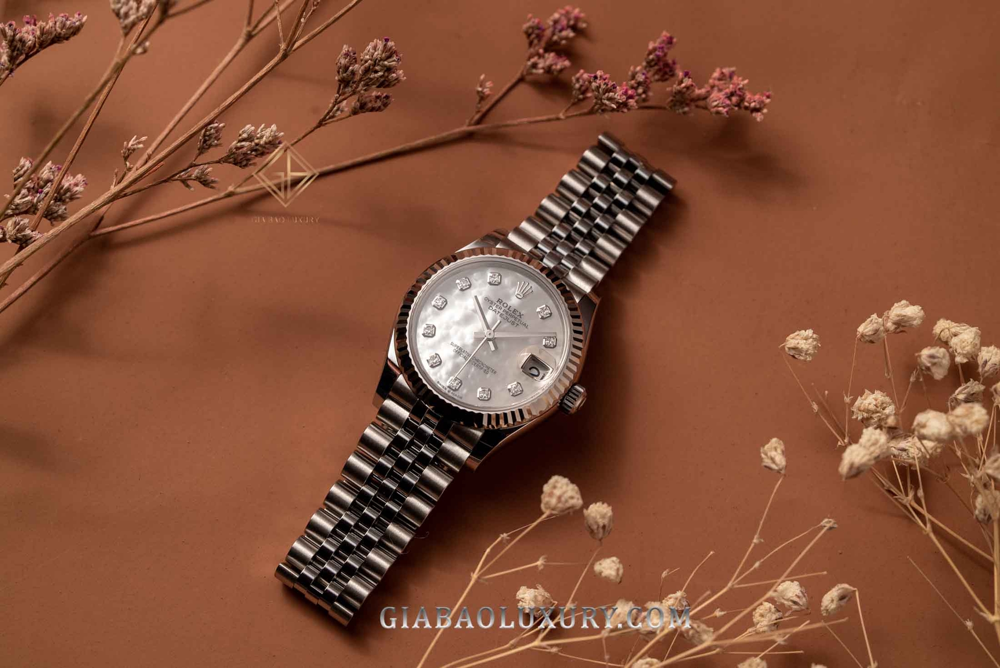 Đồng Hồ Rolex Datejust 278274 Mặt Số Vỏ Trai