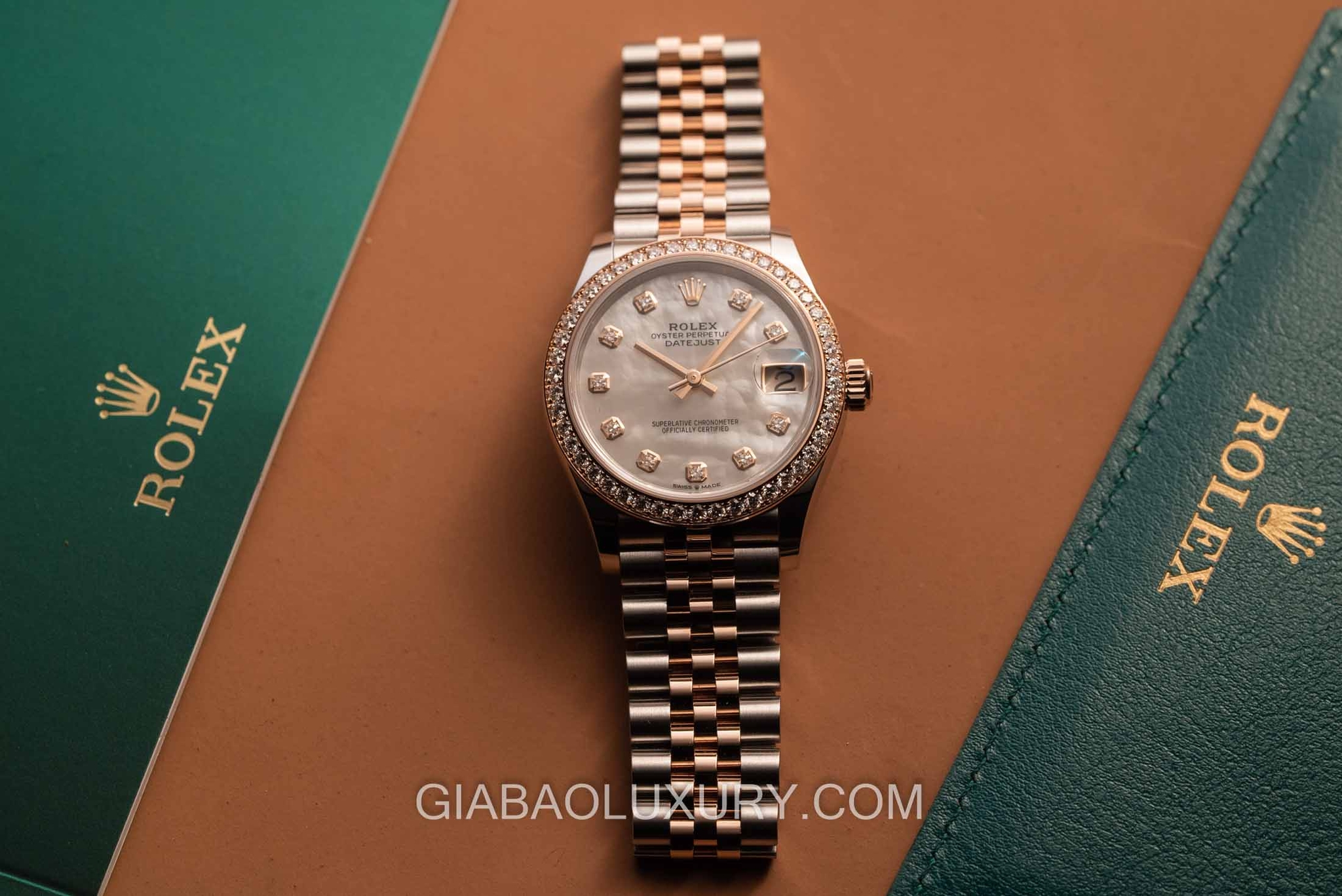 Đồng Hồ Rolex Datejust 31 278381 Mặt Số Vỏ Trai