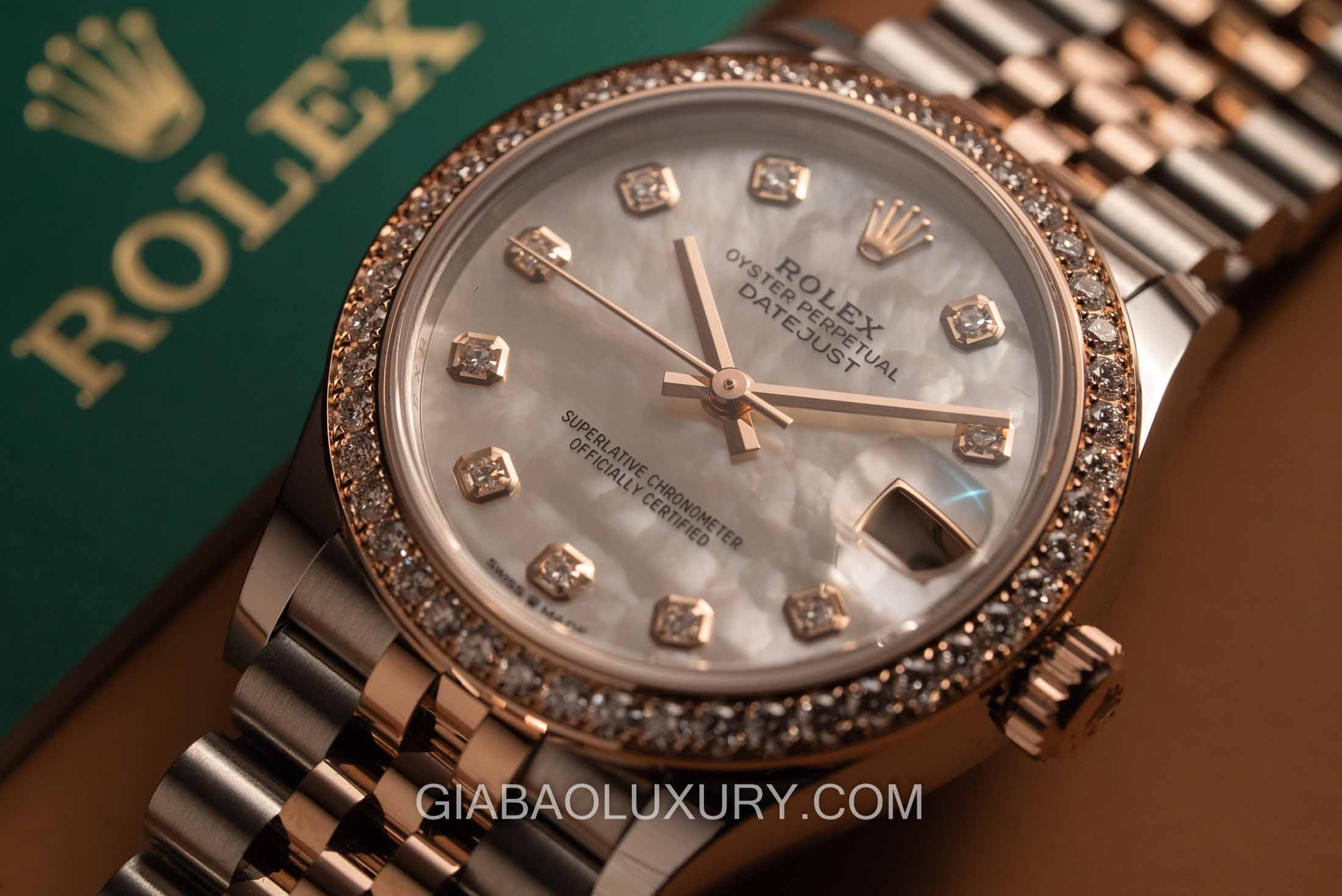 Đồng Hồ Rolex Datejust 31 278381 Mặt Số Vỏ Trai