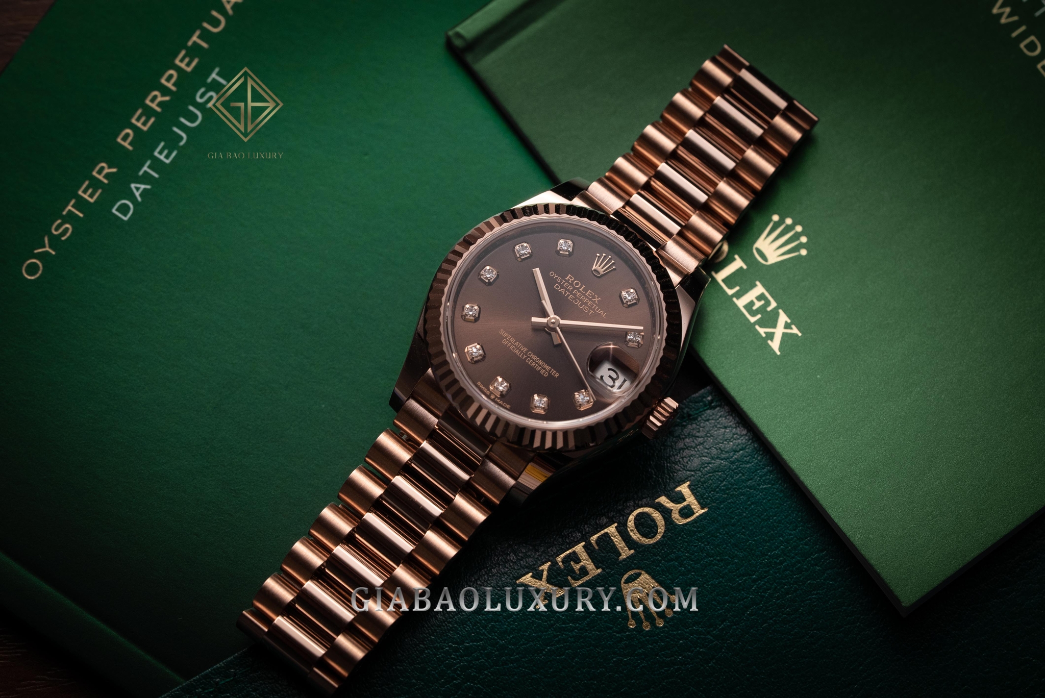 Đồng hồ Rolex Datejust 31 ref. 278275-0010 dây đeo President
