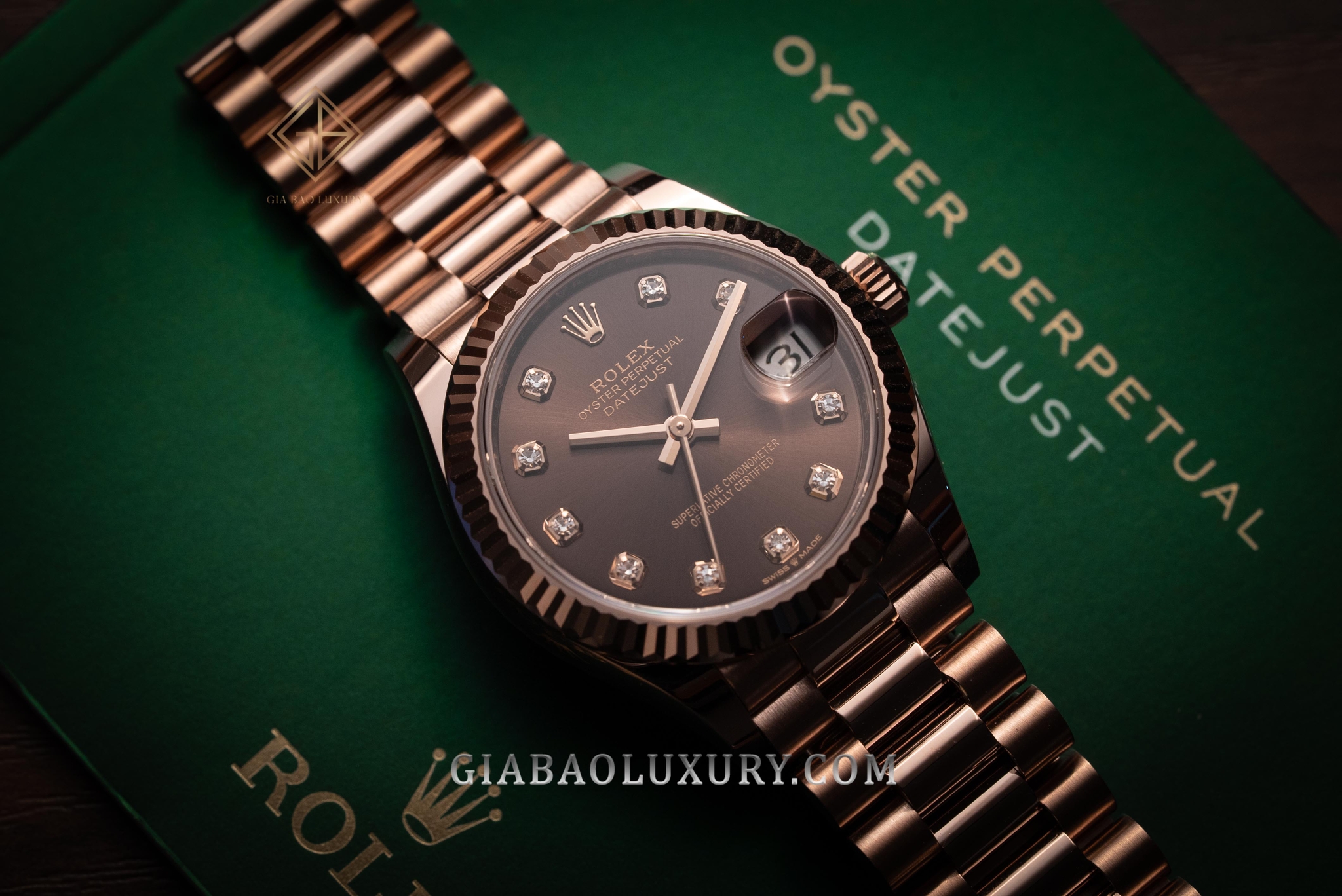 Đồng hồ Rolex Datejust 31 ref. 278275-0010 dây đeo President