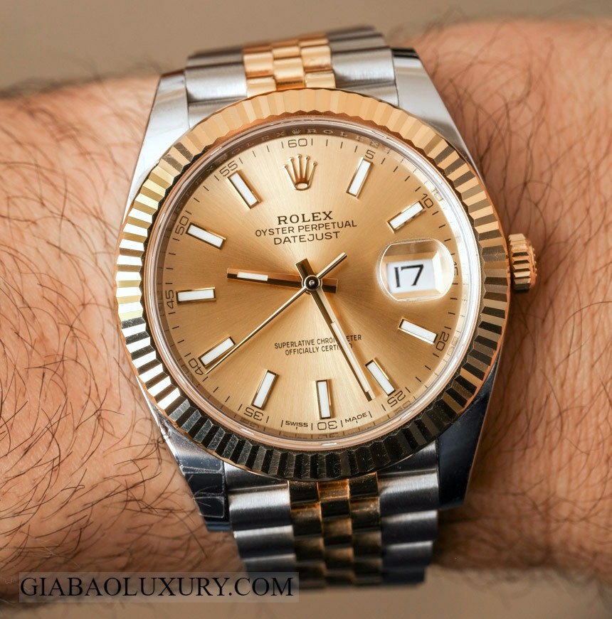 Đồng Hồ Rolex Datejust 126333 Mặt Số Champagne