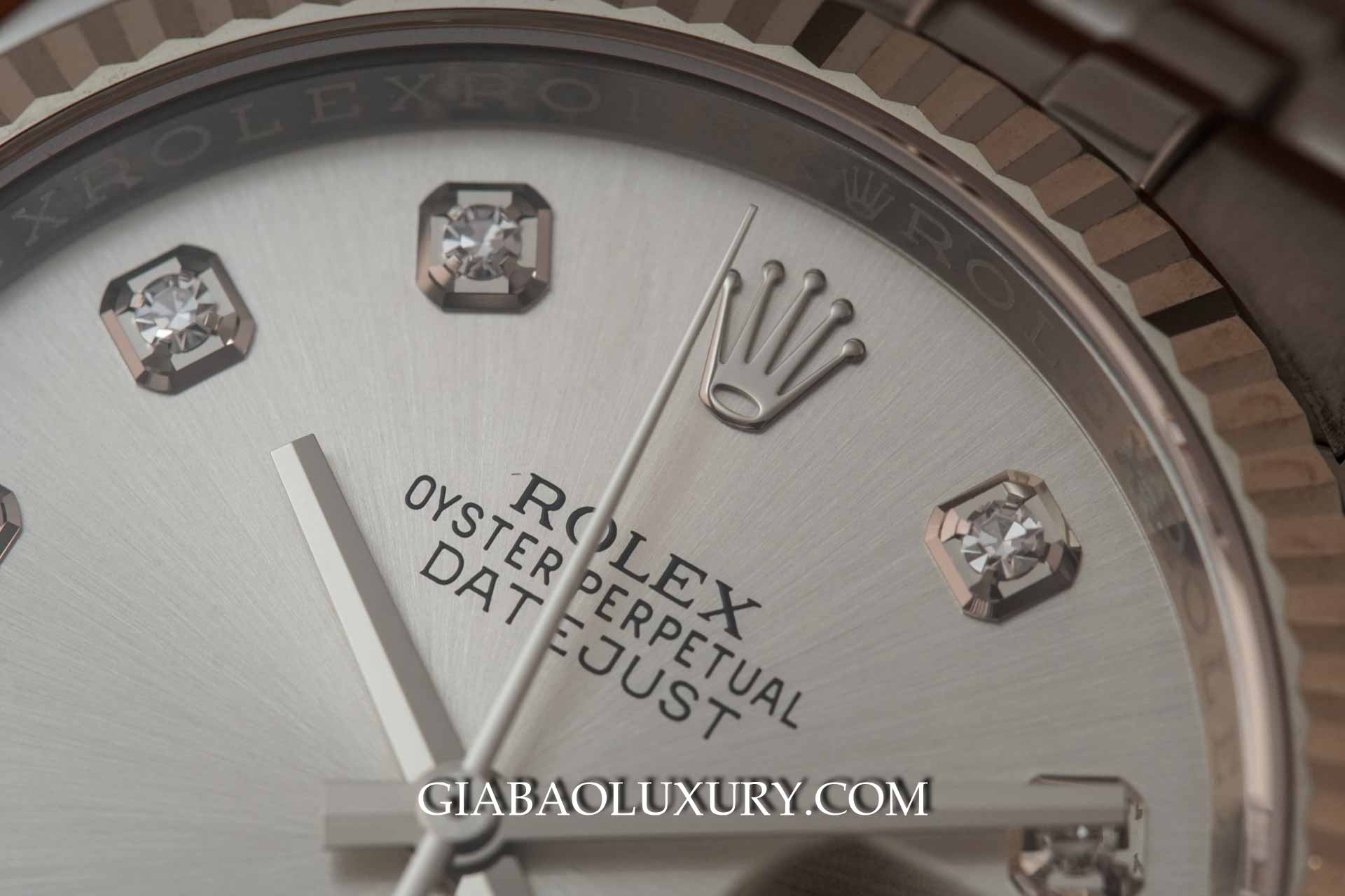 Đồng Hồ Rolex Oyster Perpetual Datejust 116234 Mặt số bạc