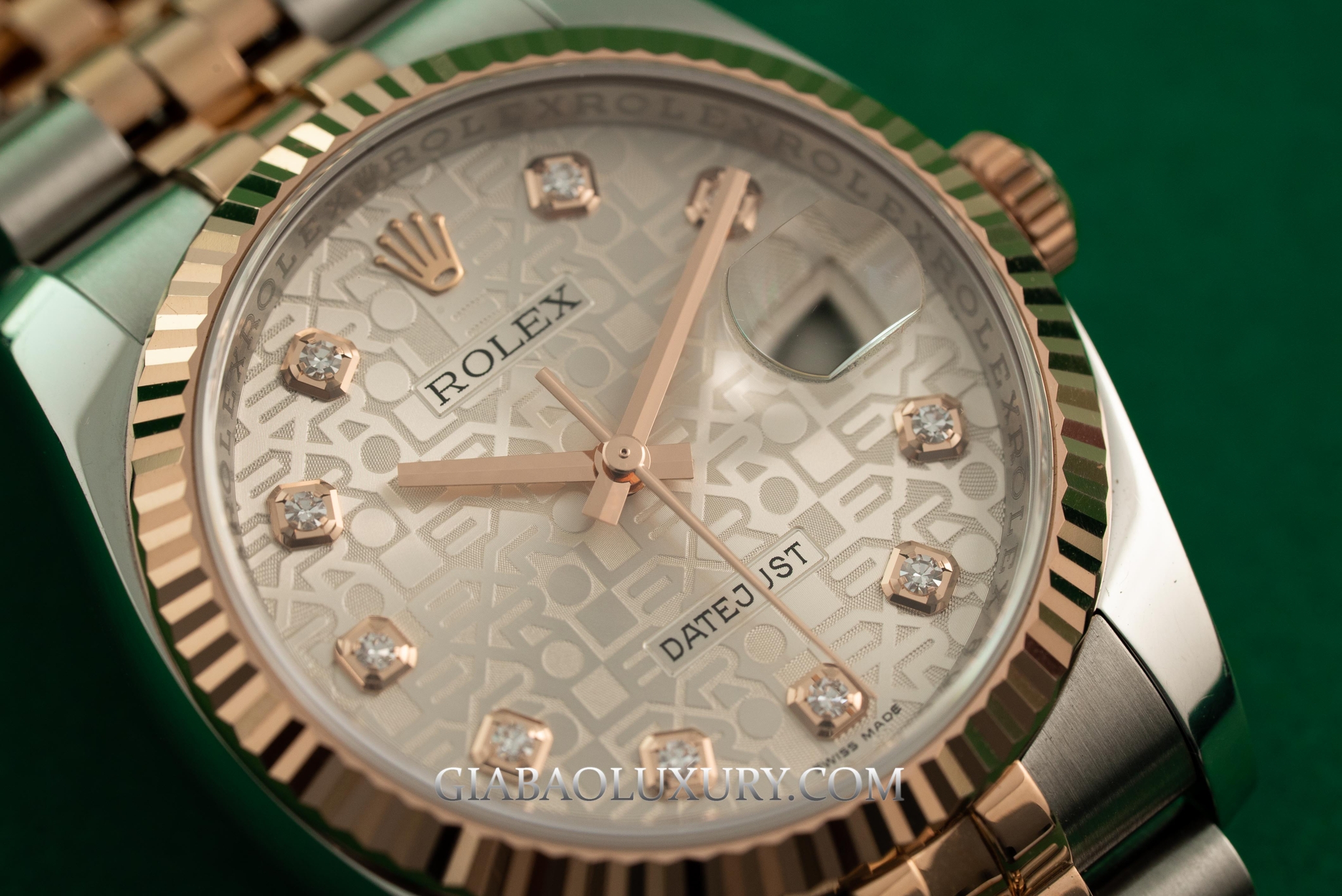 Đồng Hồ Rolex Datejust 116231 Mặt Số Vi Tính Trắng