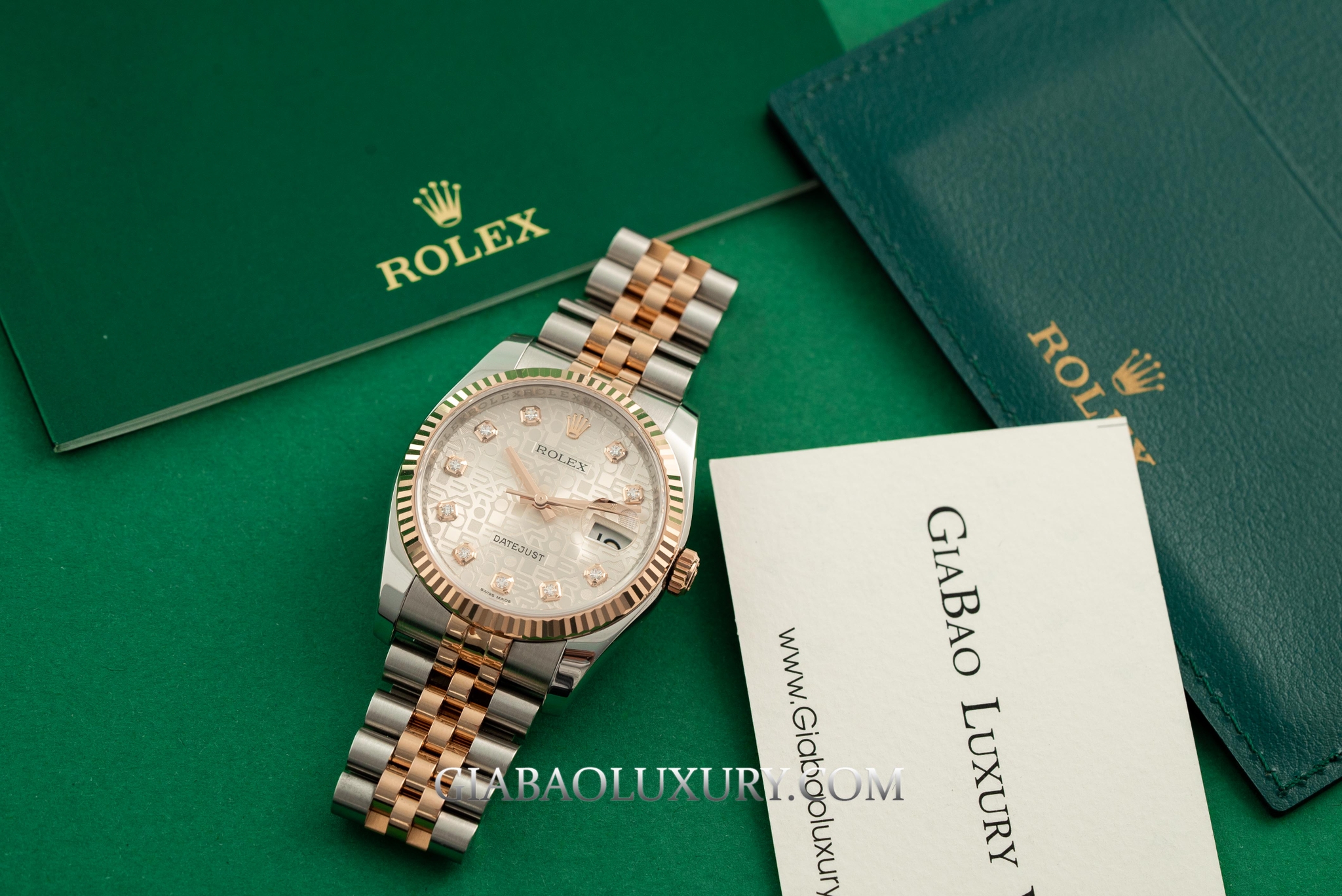 Đồng Hồ Rolex Datejust 116231 Mặt Số Vi Tính Trắng