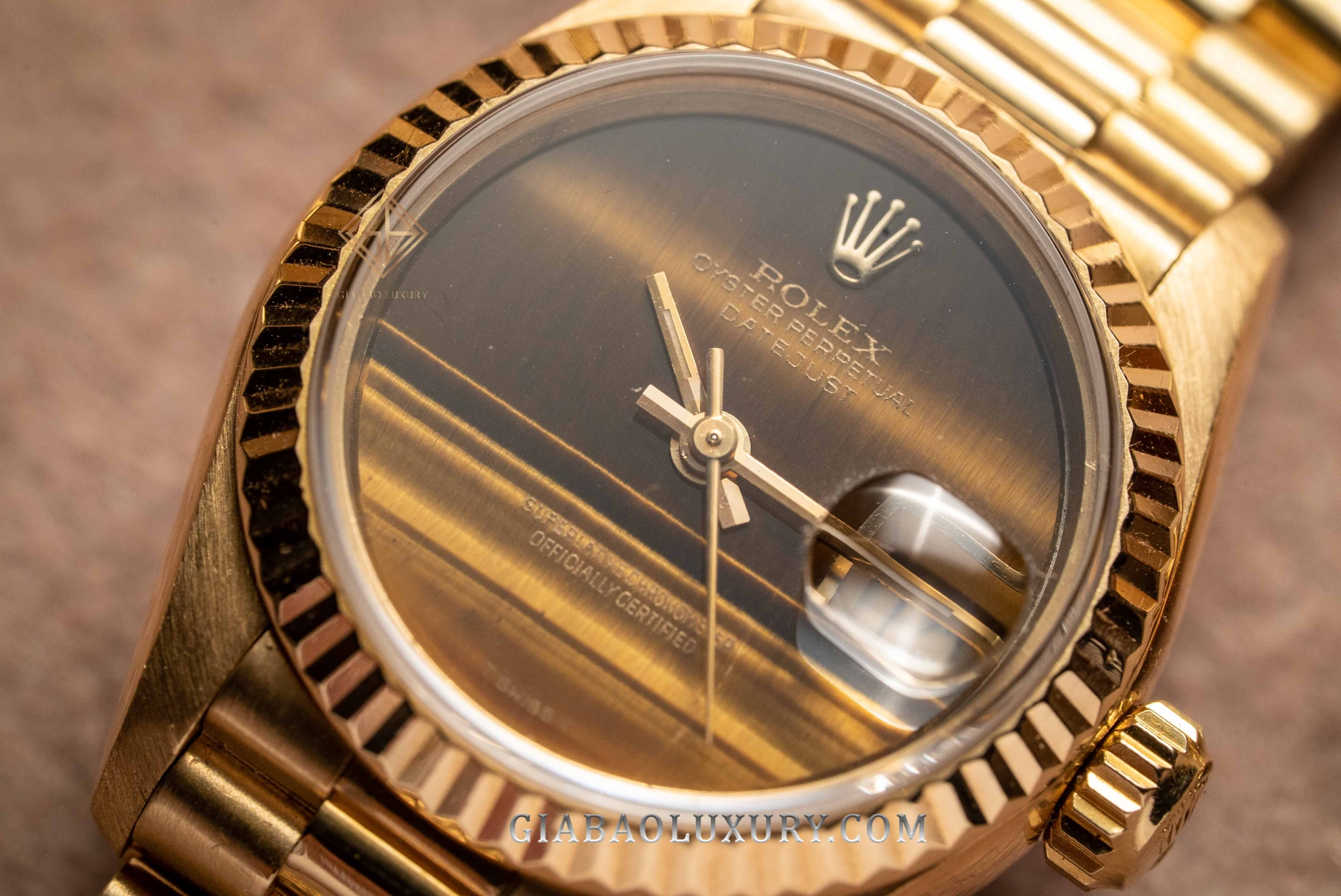 Đồng Hồ Rolex Lady Datejust 69178 Mặt Số Tiger Eye