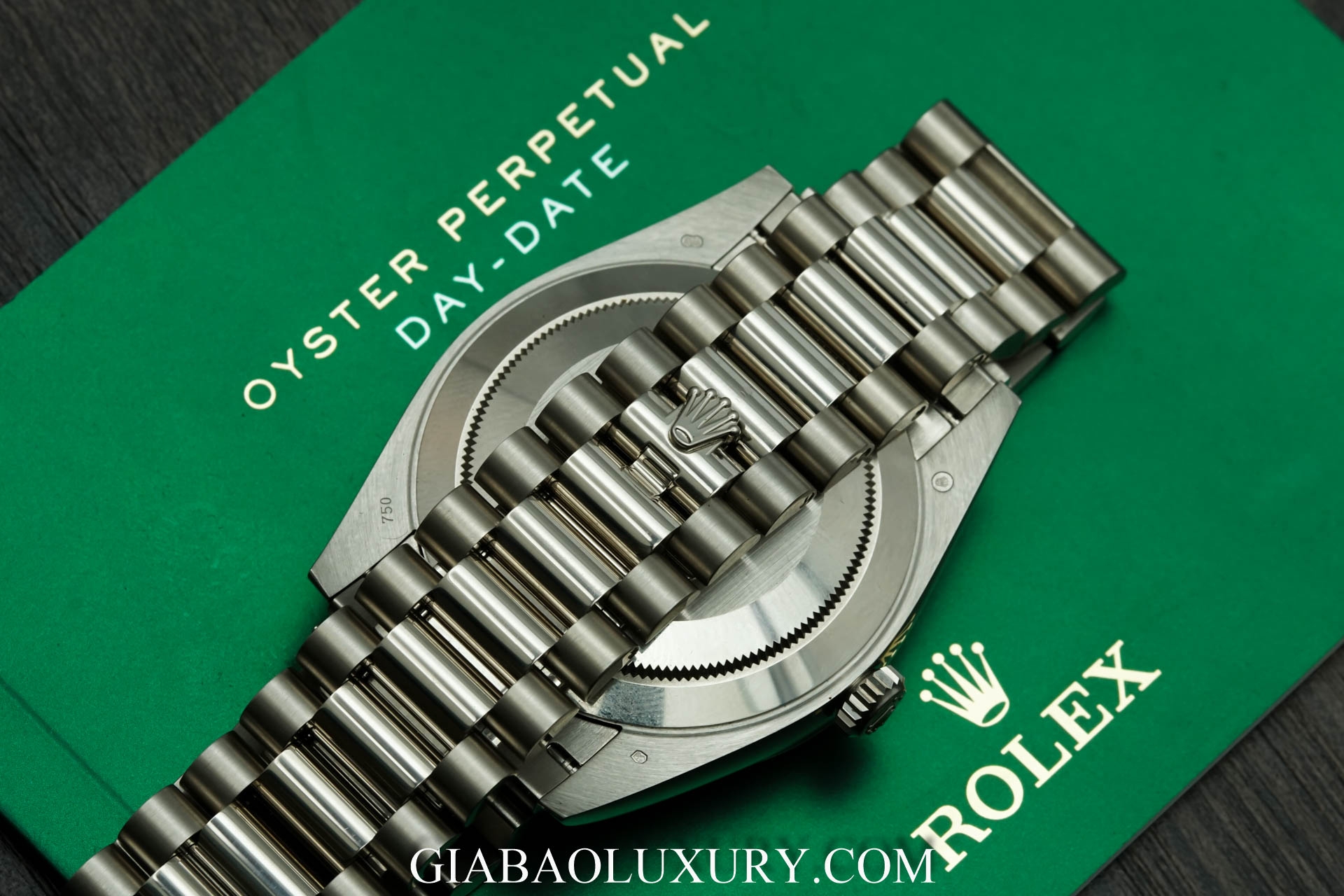 Đồng hồ Rolex Day-Date 228239-0055 Mặt Số Đá Thiên Thạch
