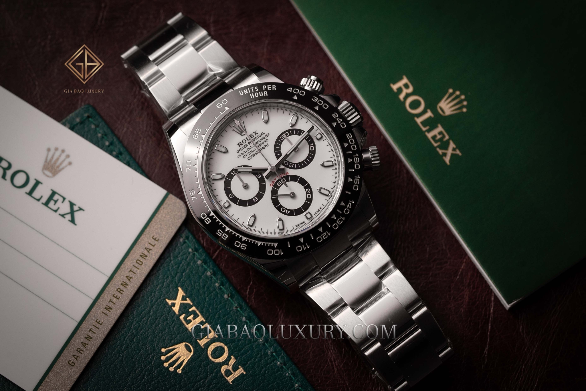 Đồng Hồ Rolex Cosmograph Daytona 116500LN Mặt Số Trắng