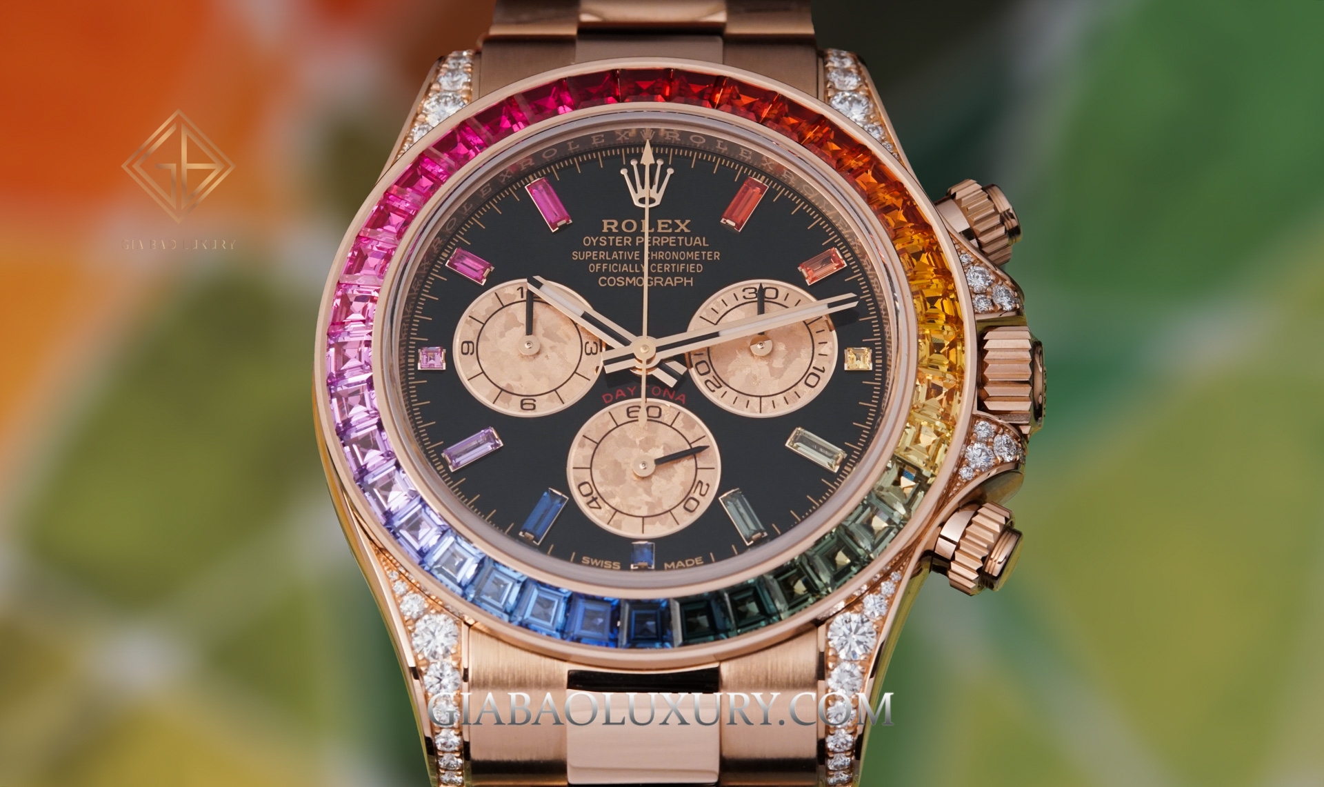 đồng hồ Rolex Daytona Everose Rainbow 116595RBOW