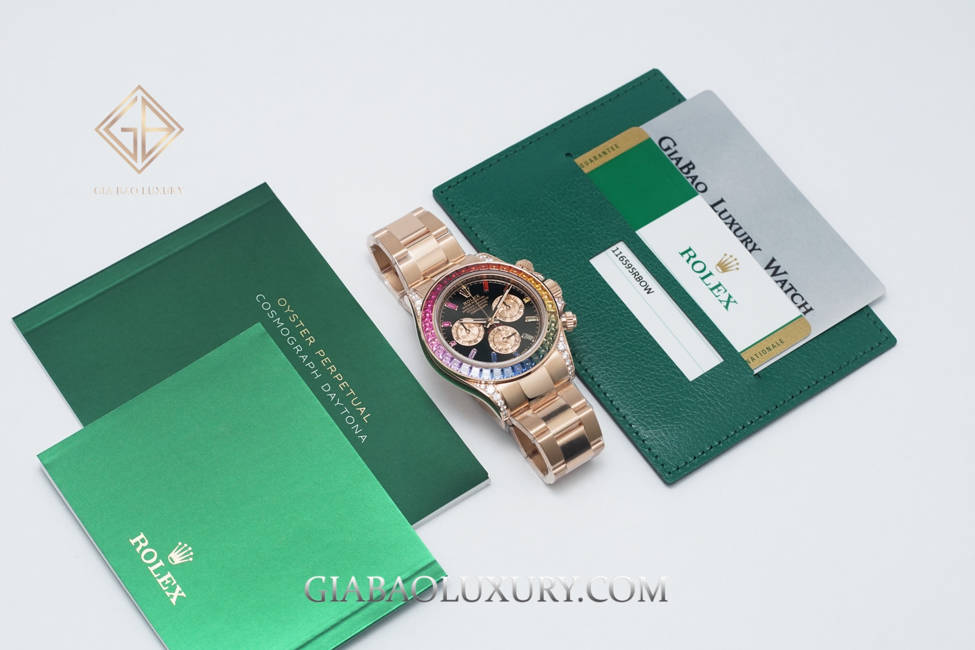 Review Đồng Hồ Rolex Cosmograph Daytona "Rainbow" 116595RBOW