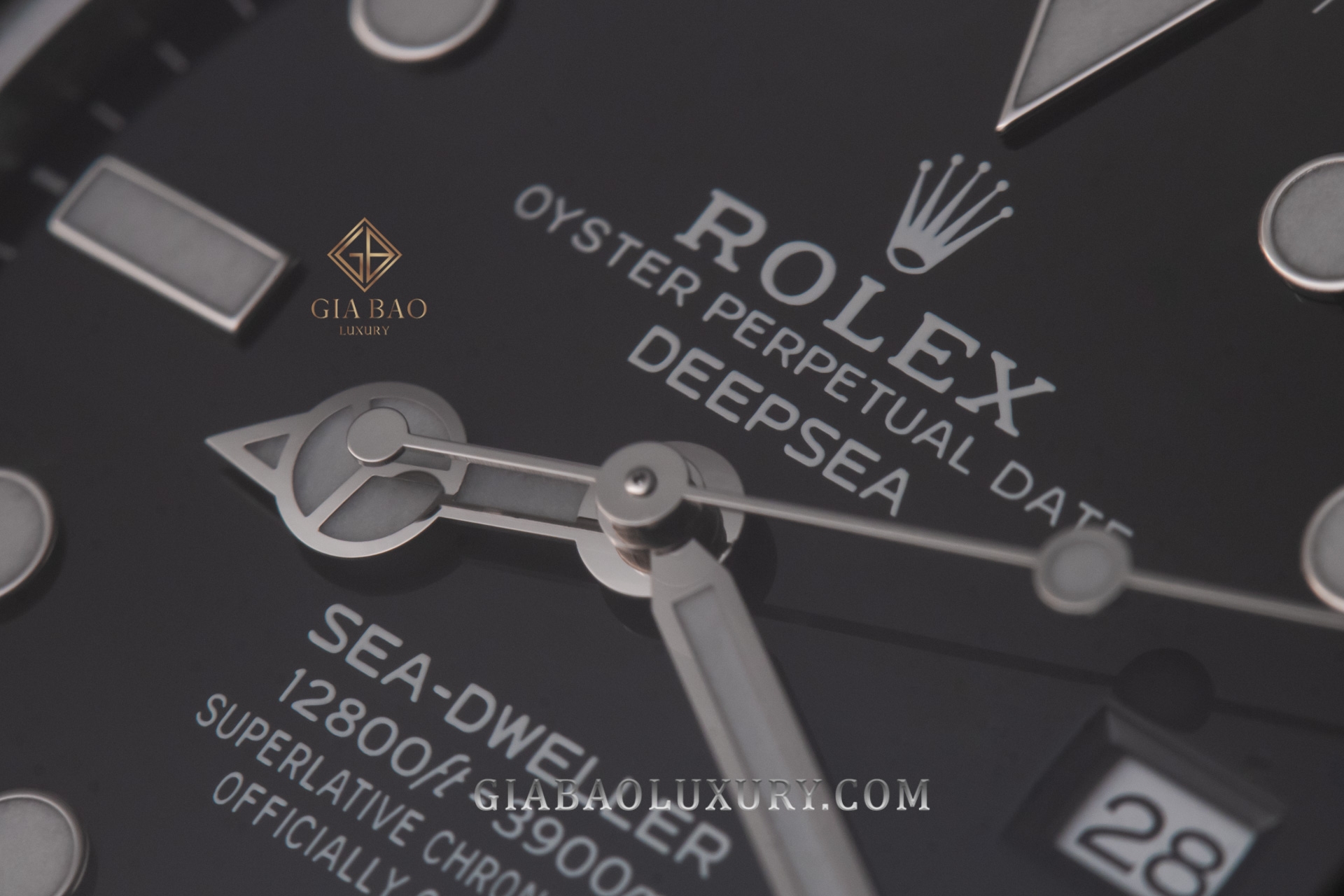 Đồng hồ Rolex Deepsea 126660 Mặt Số Đen