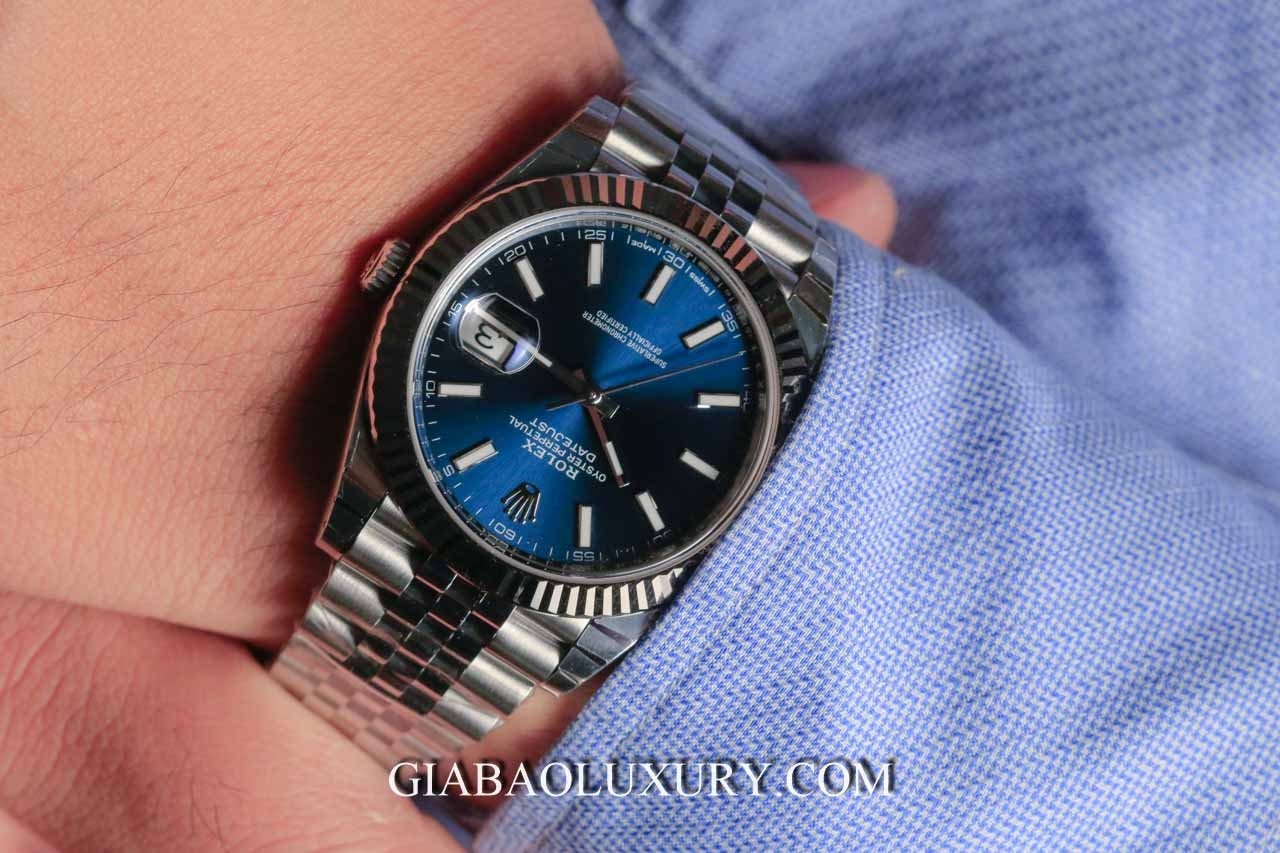 Đồng Hồ Rolex Datejust 126334 Mặt Số Xanh